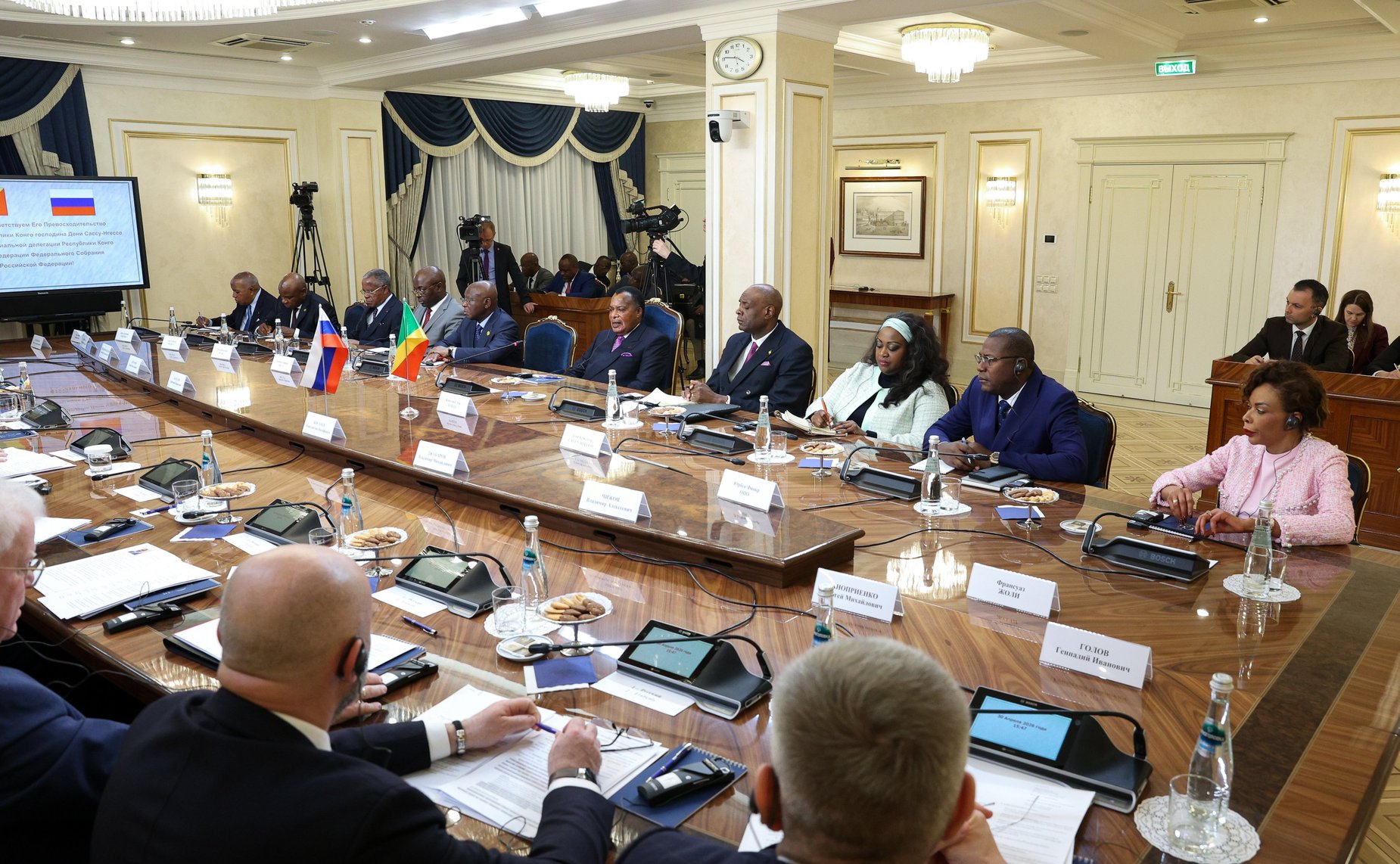 Встреча Председателя Совета Федерации Валентины Матвиенко с Президентом Республики Конго Дени Сассу-Нгессо