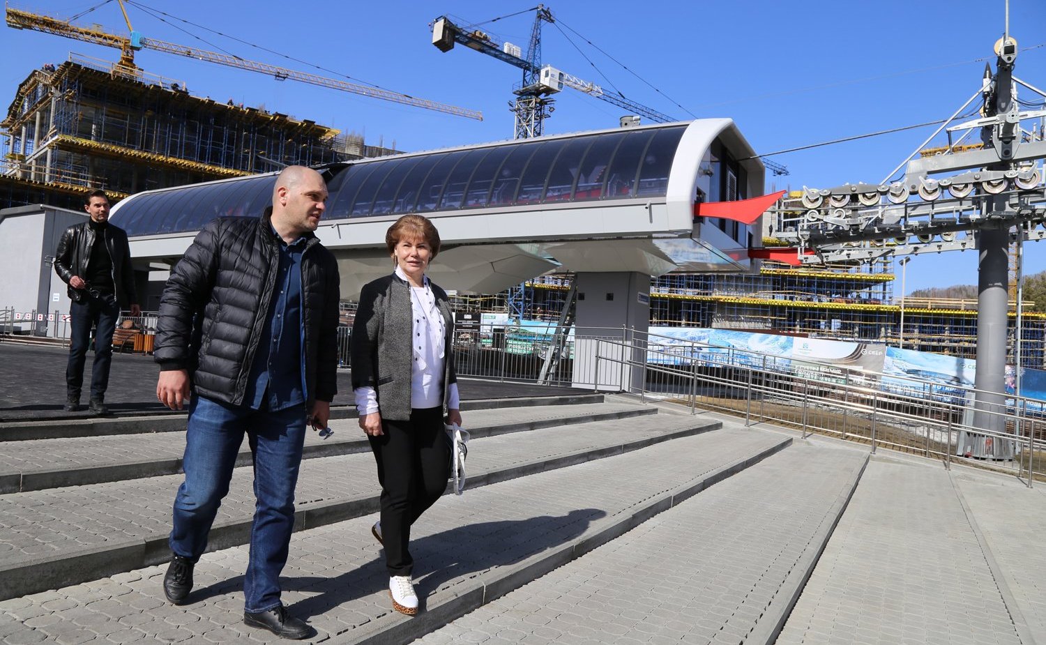 Татьяна Гигель в ходе рабочей поездки в регион побывала на крупнейшем в Сибирском Федеральном округе всесезонном курорте «Манжерок»