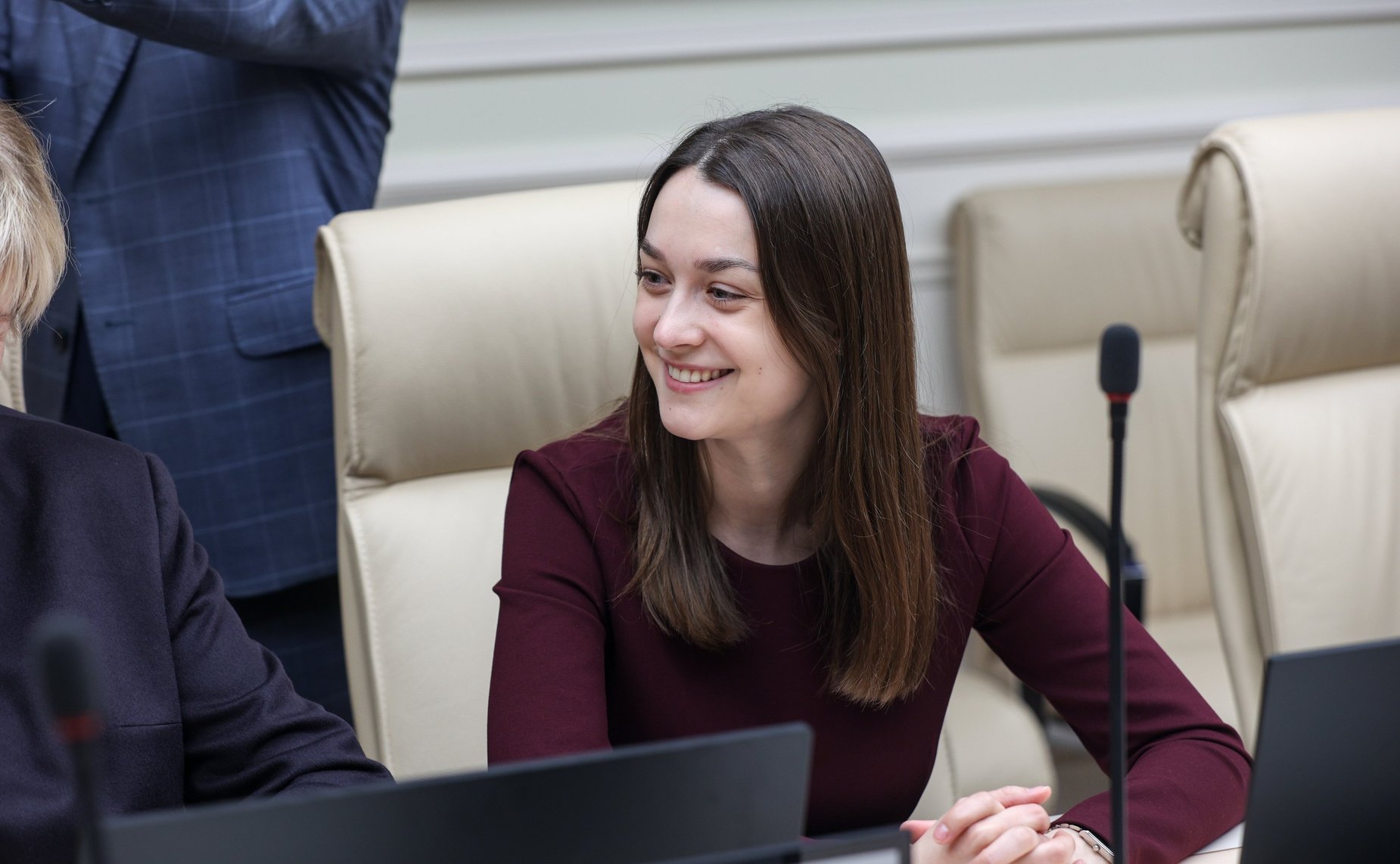 Встреча председателя Комитета Совета Федерации по международным делам Григория Карасина со студентами юридического факультета МГУ им. Ломоносова