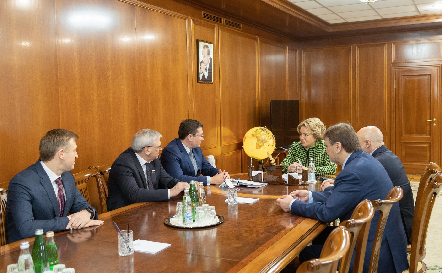 Валентина Матвиенко провела встречу с губернатором Нижегородской области Глебом Никитиным