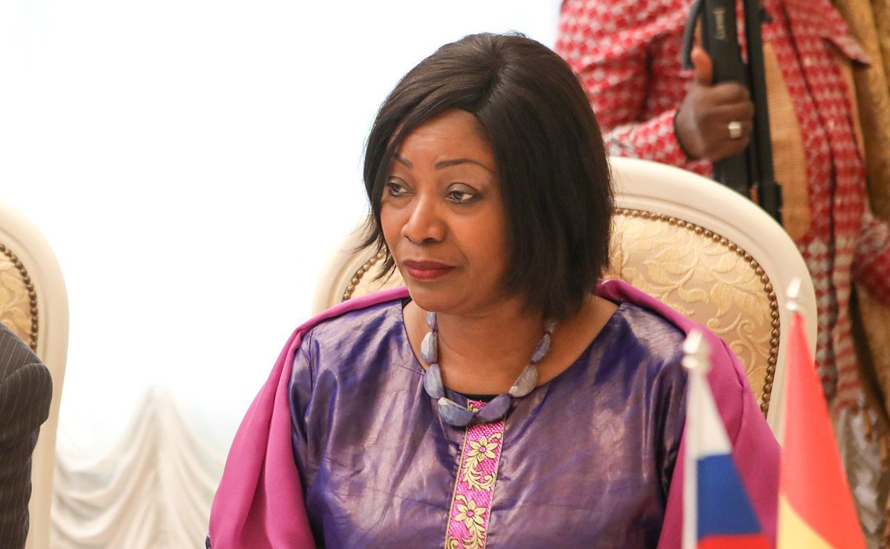 Встреча В. Матвиенко с супругой Президента Гвинейской Республики, главой Фонда защиты материнского и детского здоровья Джене Кабой Конде