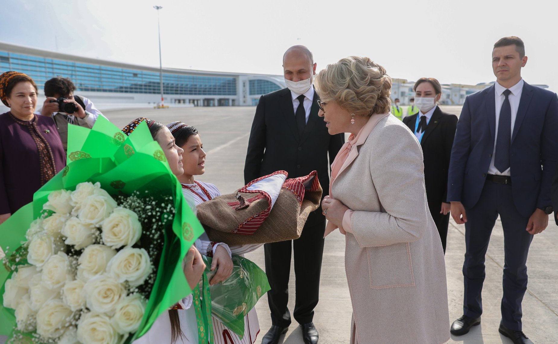 Рабочий визит делегации Совета Федерации во главе с Валентиной Матвиенко в Туркменистан