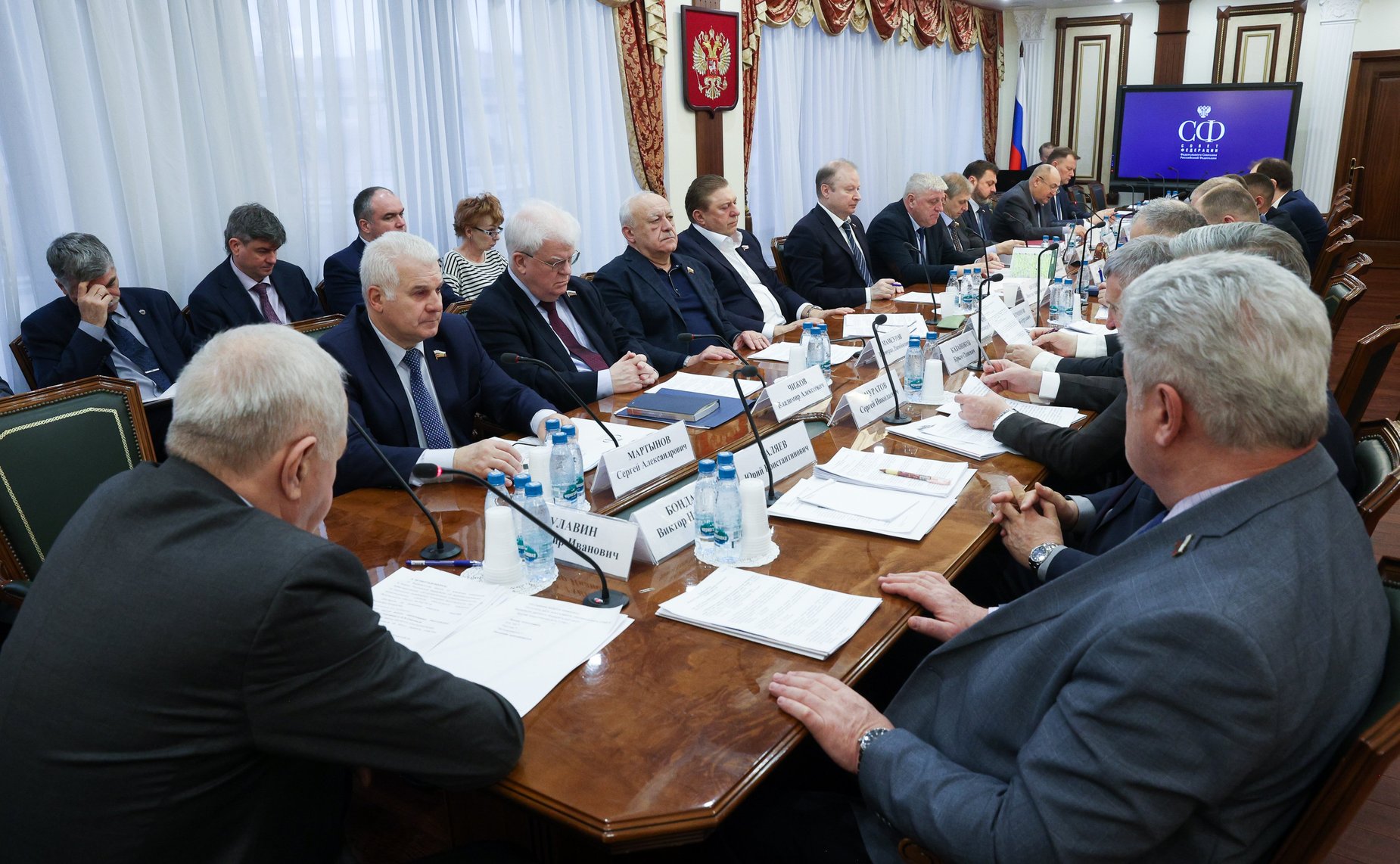 Заседание Комитета Совета Федерации по обороне и безопасности