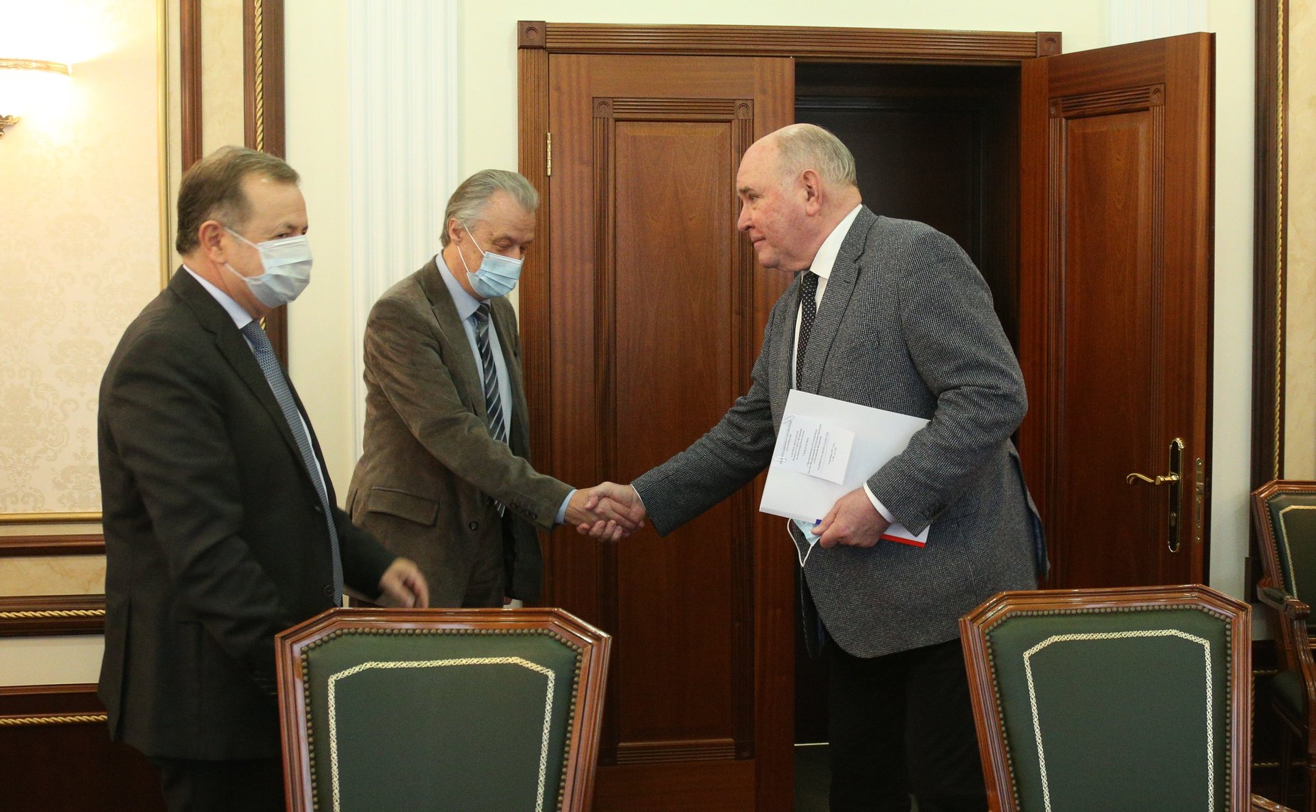 Встреча председателя Комитета СФ по международным делам Григория Карасина с Чрезвычайным и Полномочным послом Федеративной Республики Бразилия в РФ Родриго де Лимой Баэной Соаресом