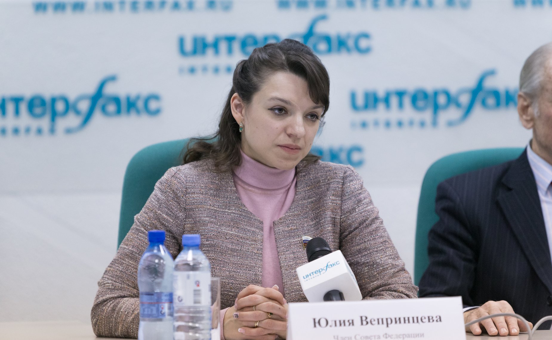 Ю. Вепринцева Пресс-конференция, посвященная реализации всероссийского проекта «Лес Победы»