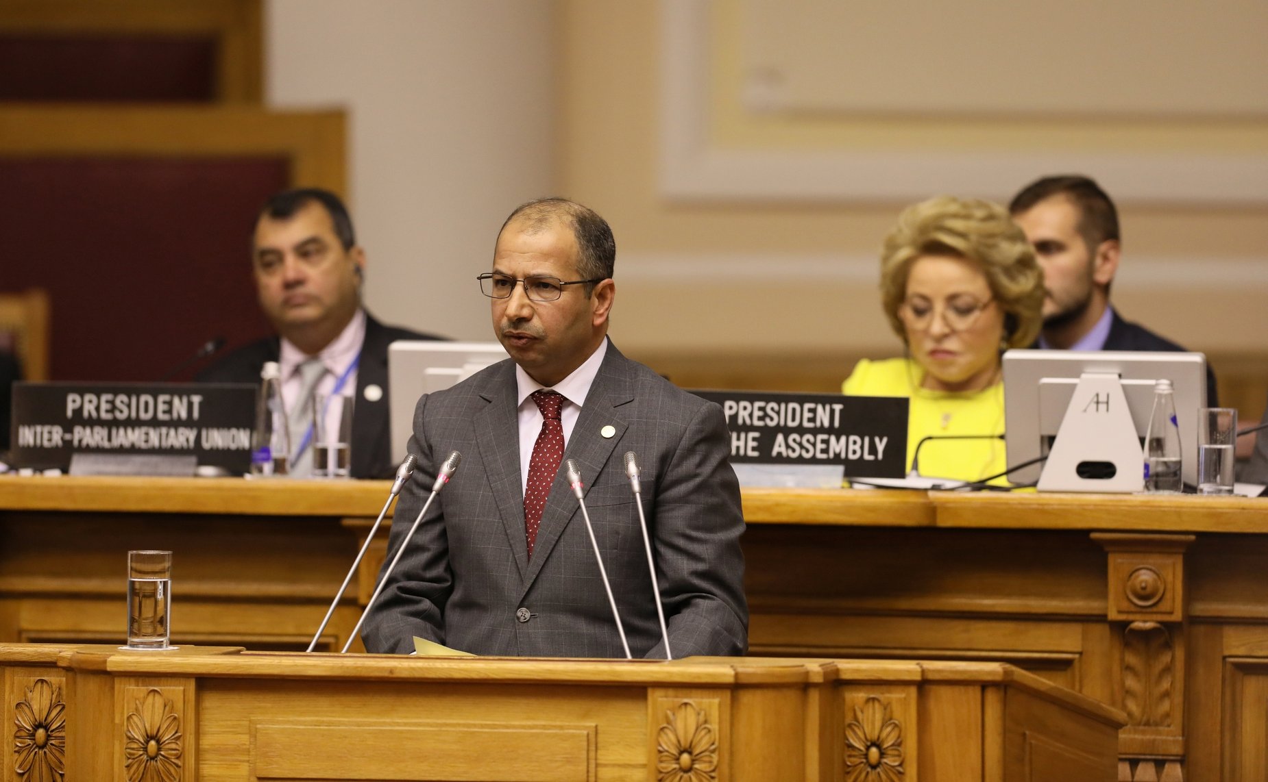 Выступление спикера Парламента Ирака