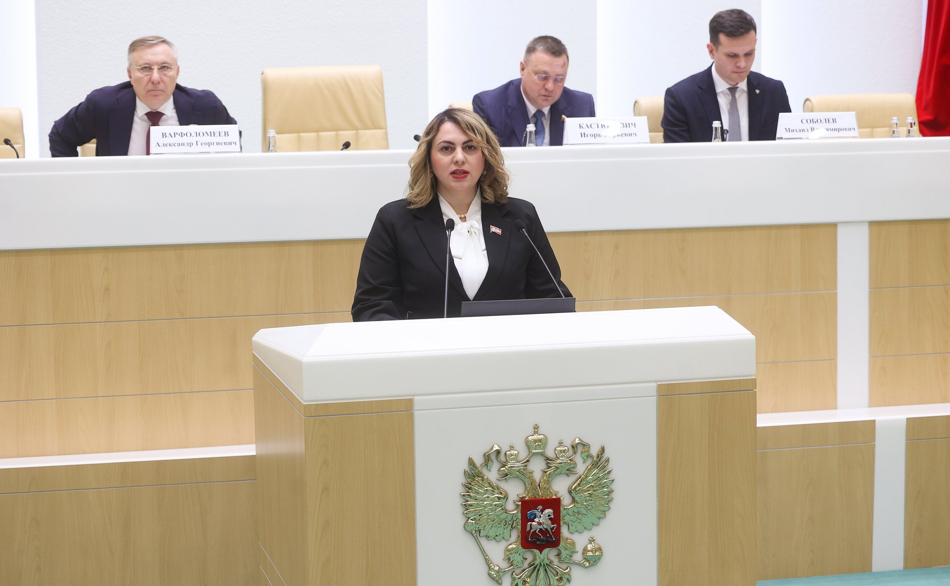 Заседание Палаты молодых законодателей при Совете Федерации