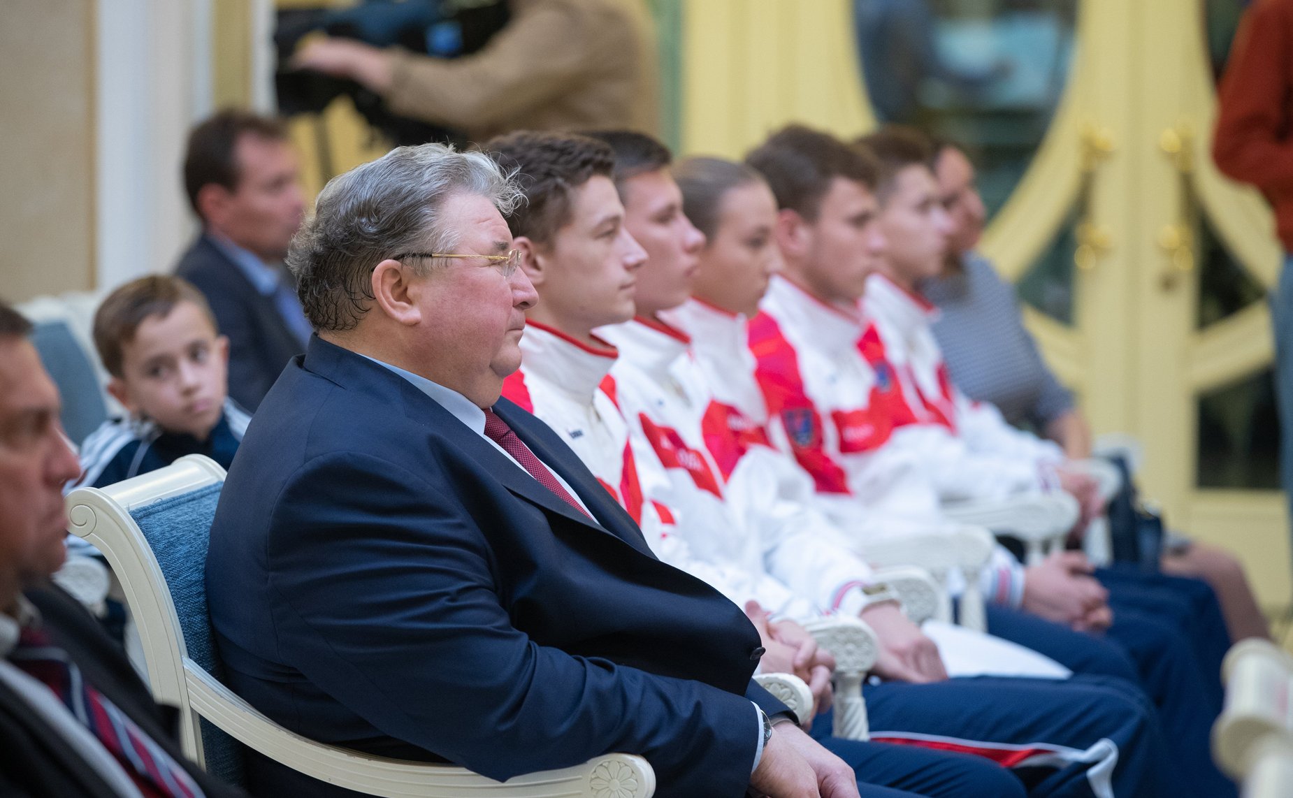 Церемония награждения победителей и призёров IV летней Спартакиады молодежи России в Совете Федерации