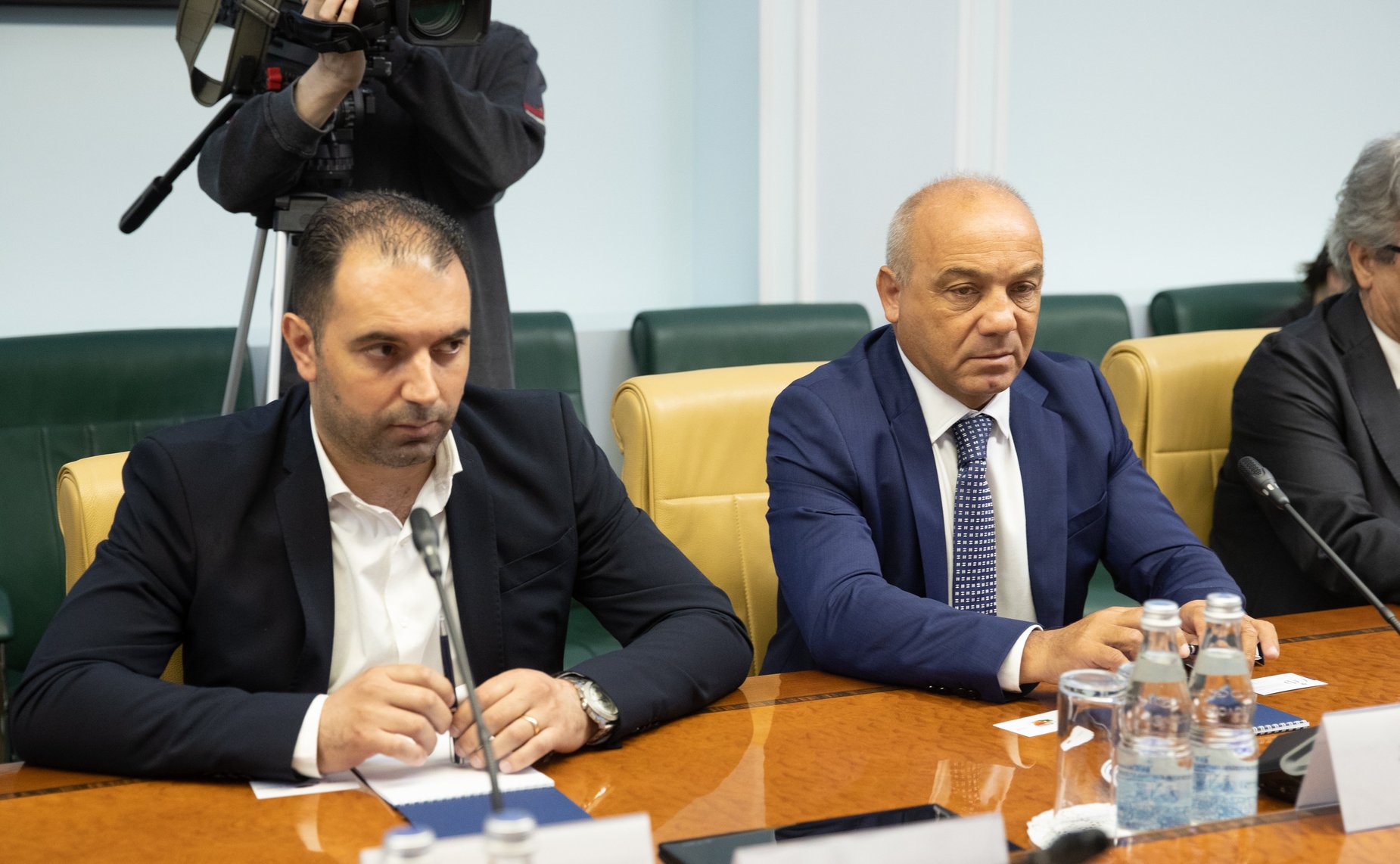 Встреча Юрия Волкова с министром туризма и торговли, представителем президента Сардинии (Итальянская Республика) Джанни Кессой