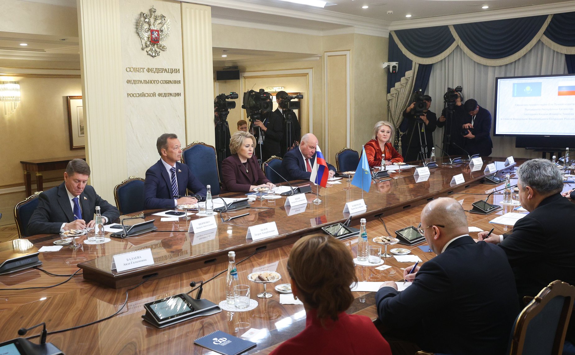 Встреча Председателя Совета Федерации Валентины Матвиенко и Президента Республики Казахстан Касым-Жомарта Токаева