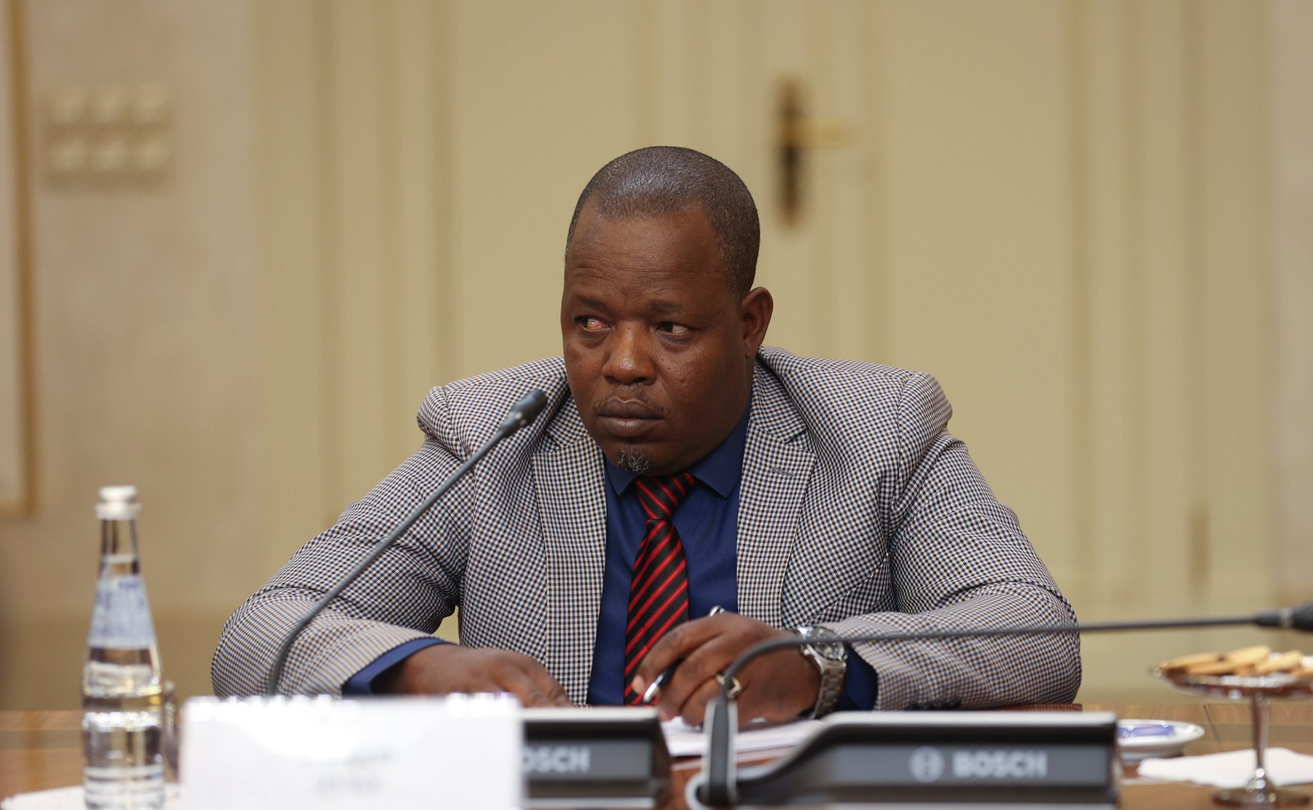 Встреча Председателя Совета Федерации Валентины Матвиенко с Председателем Национального собрания Парламента Республики Зимбабве Джейкобом Мудендой