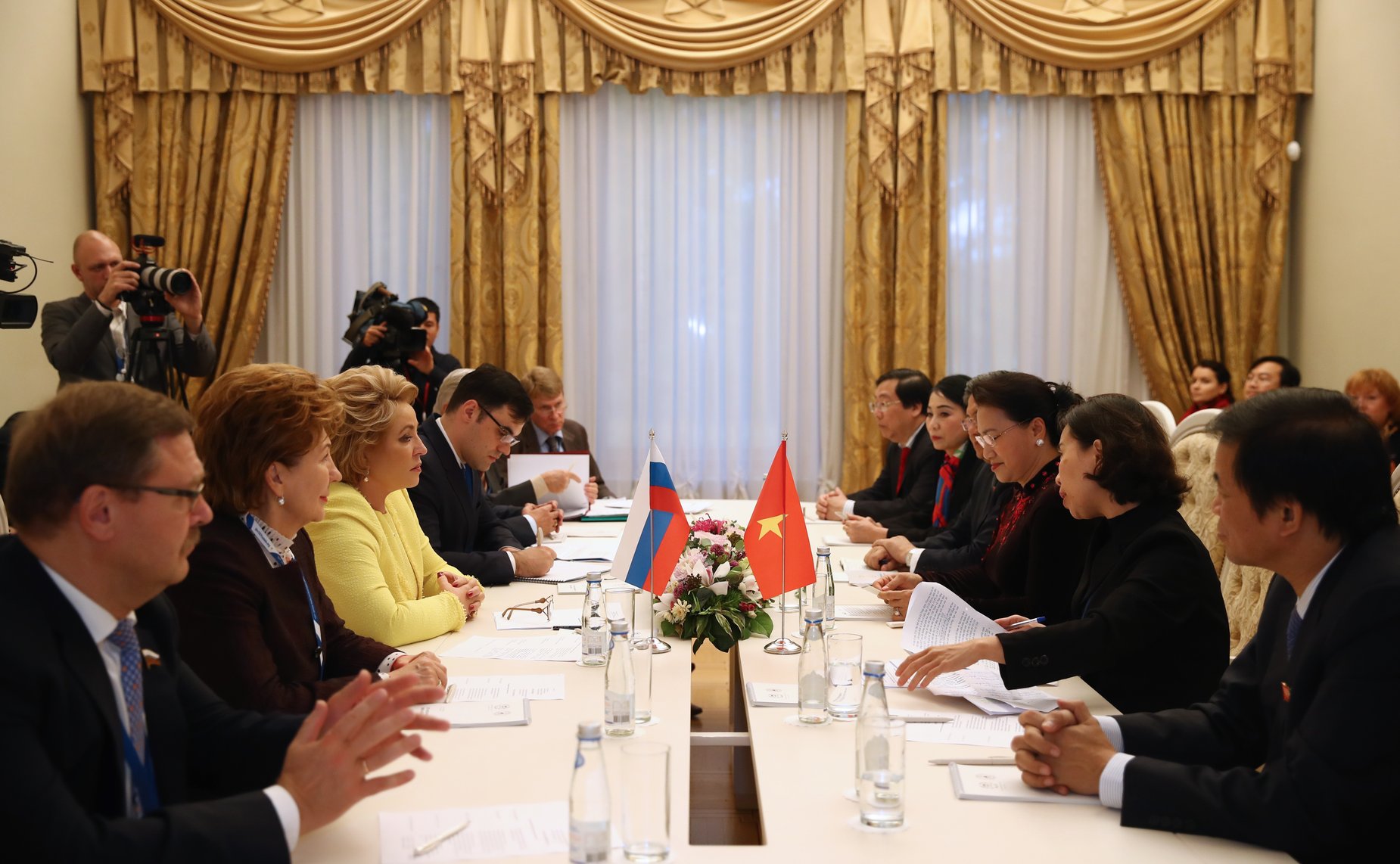 Встреча В. Матвиенко с Председателем Национального собрания Вьетнама Нгуен Тхи Ким Нган