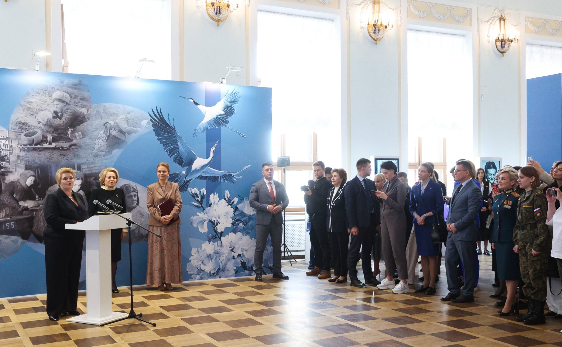 Торжественная церемония открытия выставки «Территория памяти и славы женского Подвига»