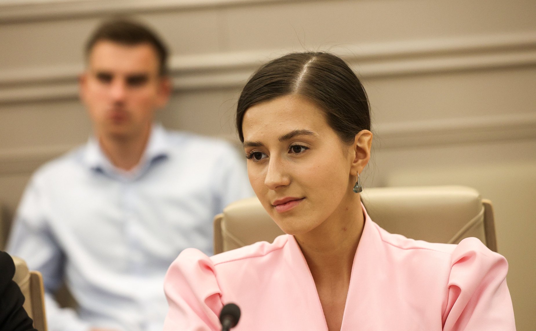 Встреча Александра Варфоломеева с членами молодежного парламента при Тульской областной Думе