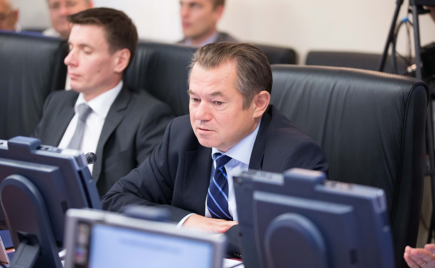 С. Глазьев «Круглый стол» на тему «О направлениях и перспективах повышения конкурентоспособности и экспортного потенциала Евразийского экономического союза»