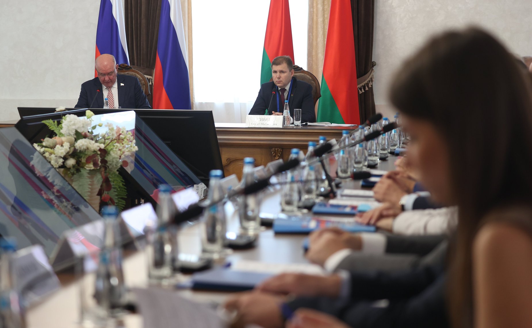 ХI Форум регионов Беларуси и России. Секция 5 «Сотрудничество Беларуси и России в инновационной сфере в международном контексте» (фото пресс-служба Совета Республики Беларусь)