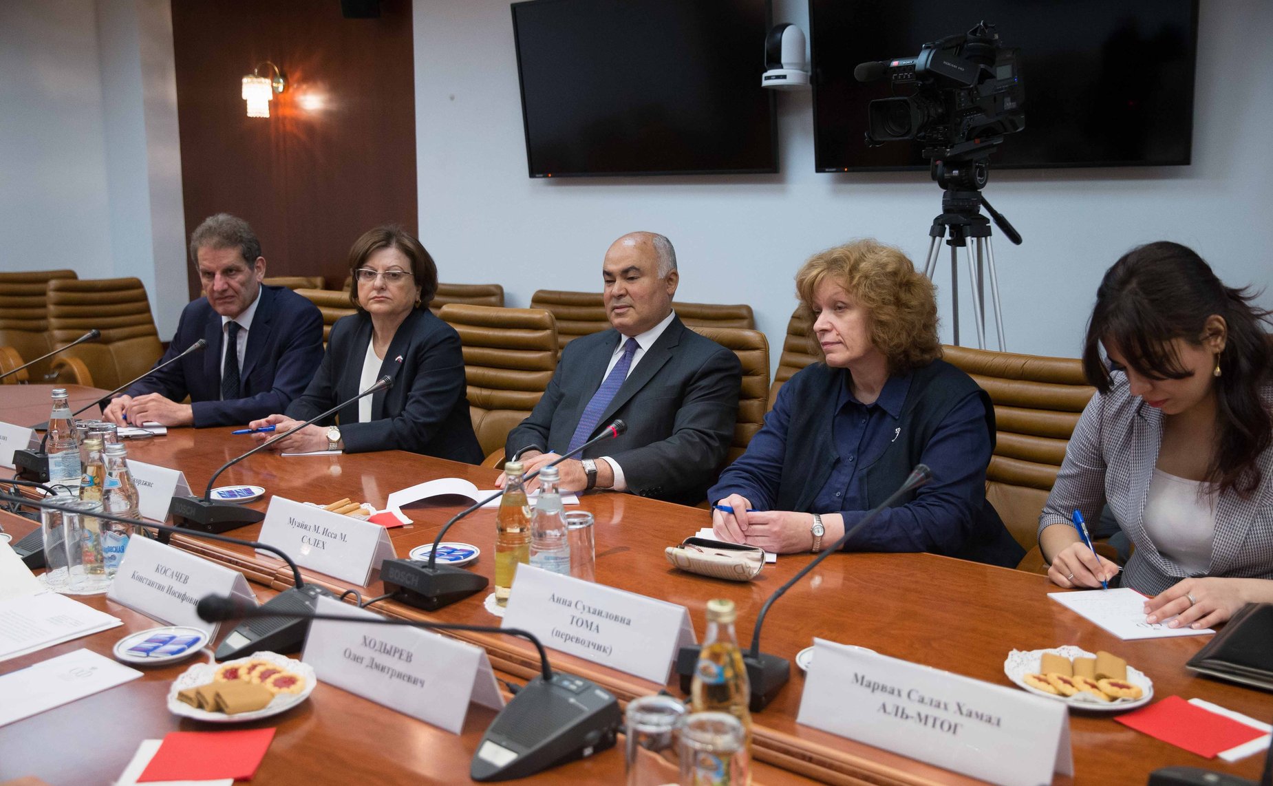 Встреча председателя Комитета СФ по международным делам Константина Косачева с заместителем Министра иностранных дел Республики Ирак М. Салехом