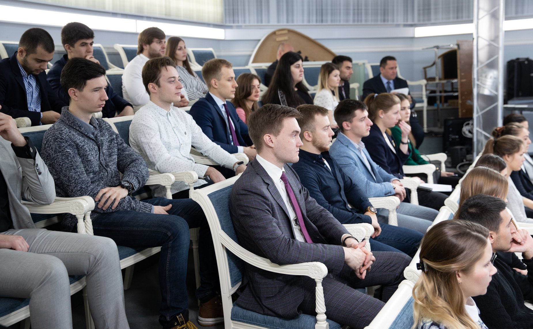 Встреча Н. Федорова со студентами Высшей школы государственного аудита МГУ имени М.В. Ломоносова