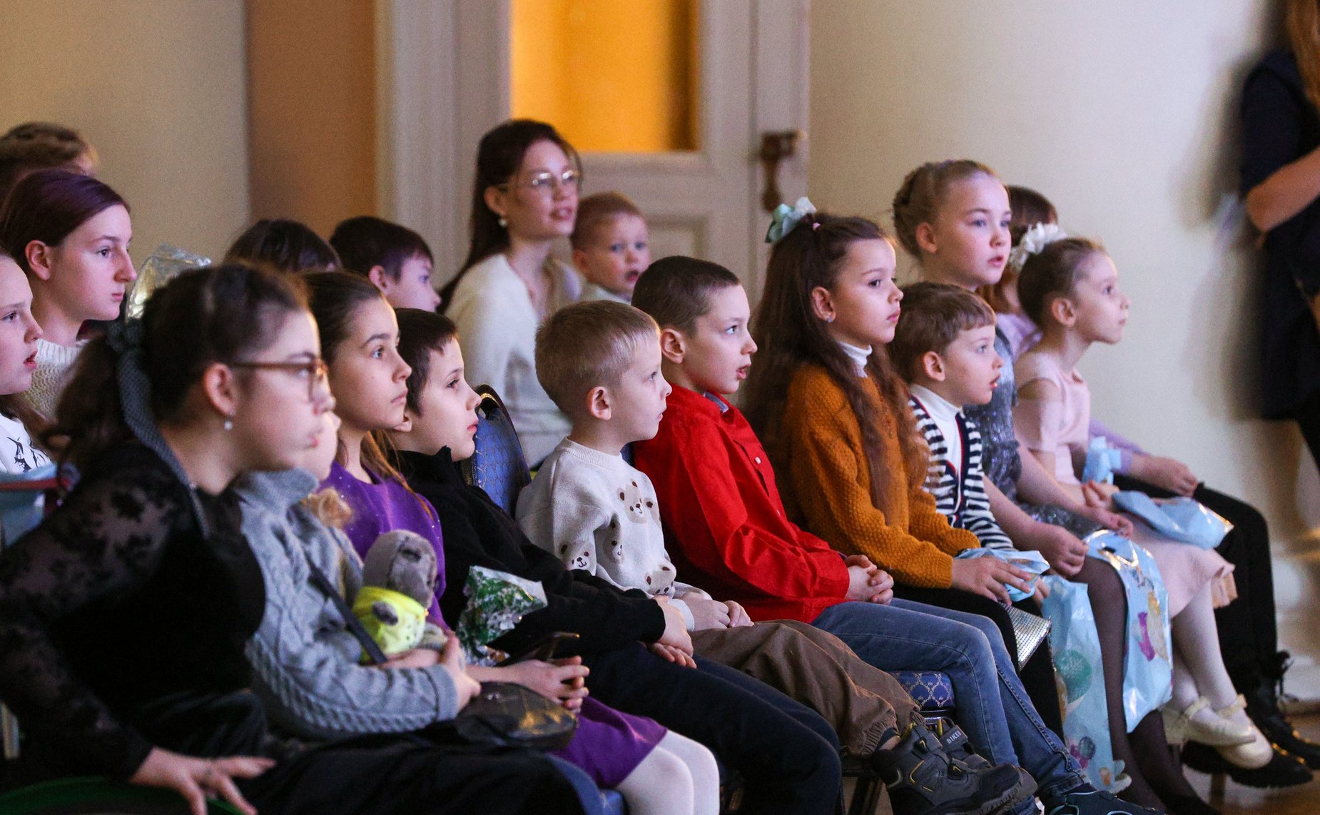 По инициативе Валентины Матвиенко в Таврическом дворце Санкт-Петербурга организована Рождественская елка для детей участников СВО