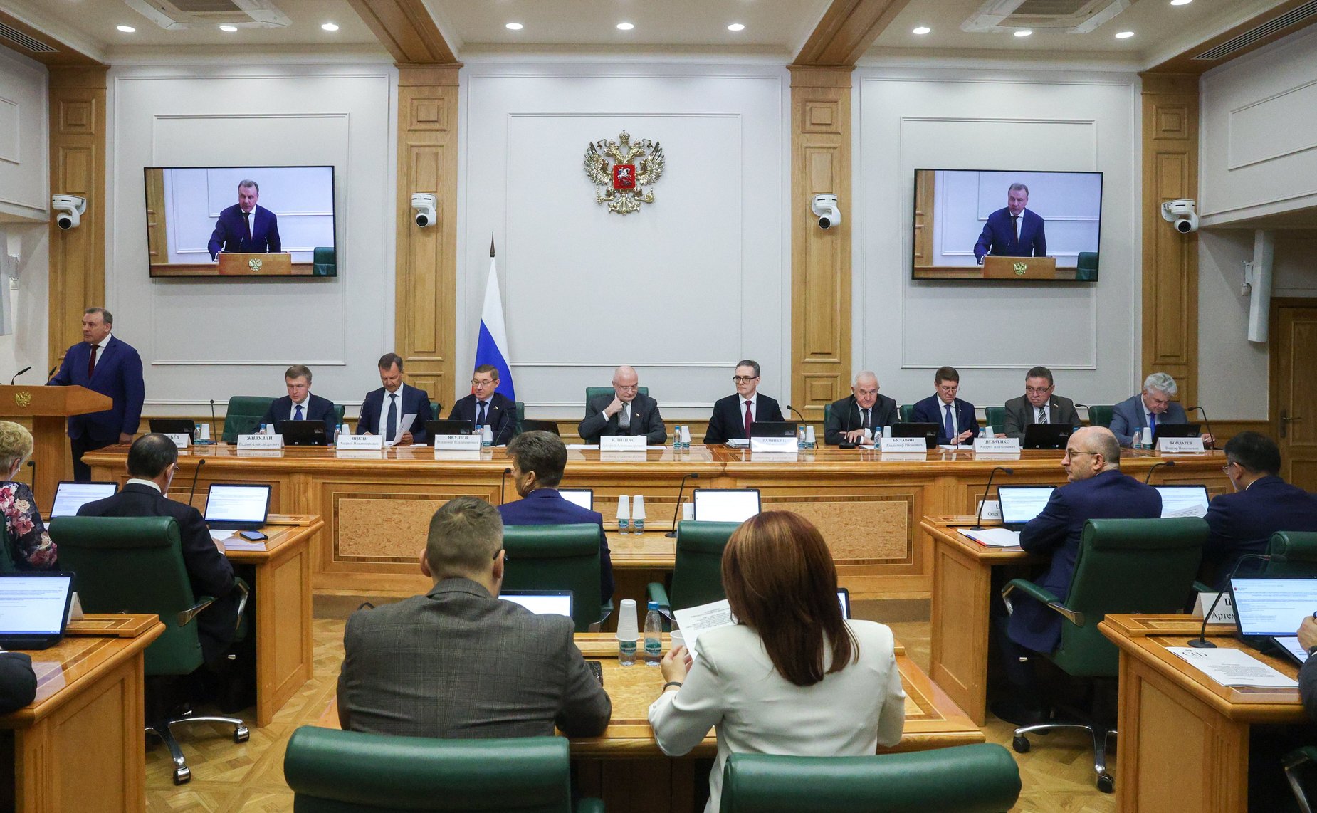 Совместное заседание комитетов СФ на тему «Обсуждение представленных Президентом Российской Федерации кандидатур для проведения консультаций на должности прокуроров субъектов РФ и Уральского транспортного прокурора»