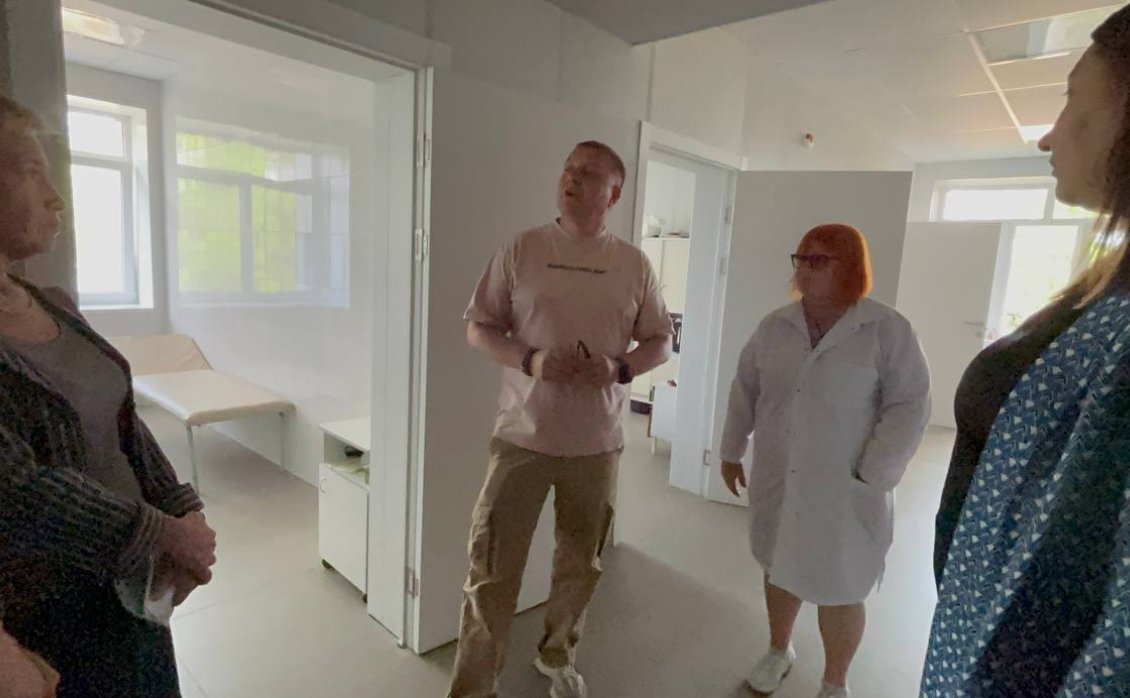 Игорь Кастюкевич посетил амбулаторию в селе Громовка Новотроицкого округа Херсонской области