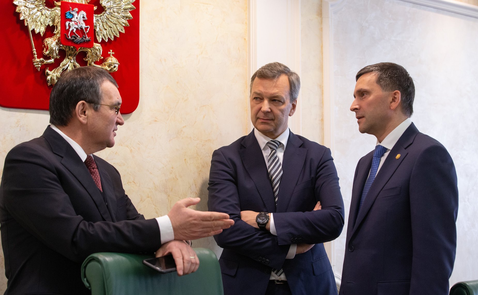 Встреча членов Совета Федерации с Министром природных ресурсов и экологии Д. Кобылкиным