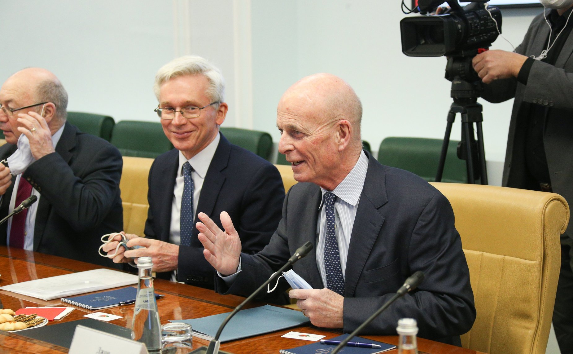 Встреча заместителя Председателя СФ Константина Косачева с делегацией Королевского объединенного института оборонных исследований