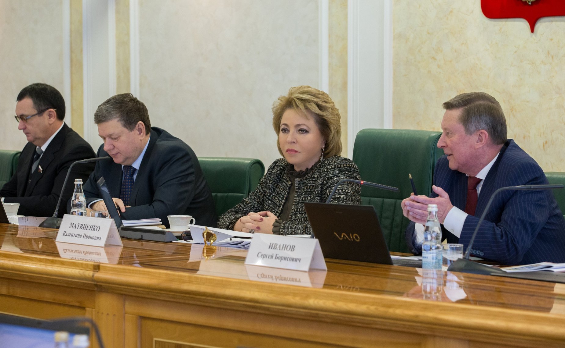 В. Матвиенко и С. Иванов