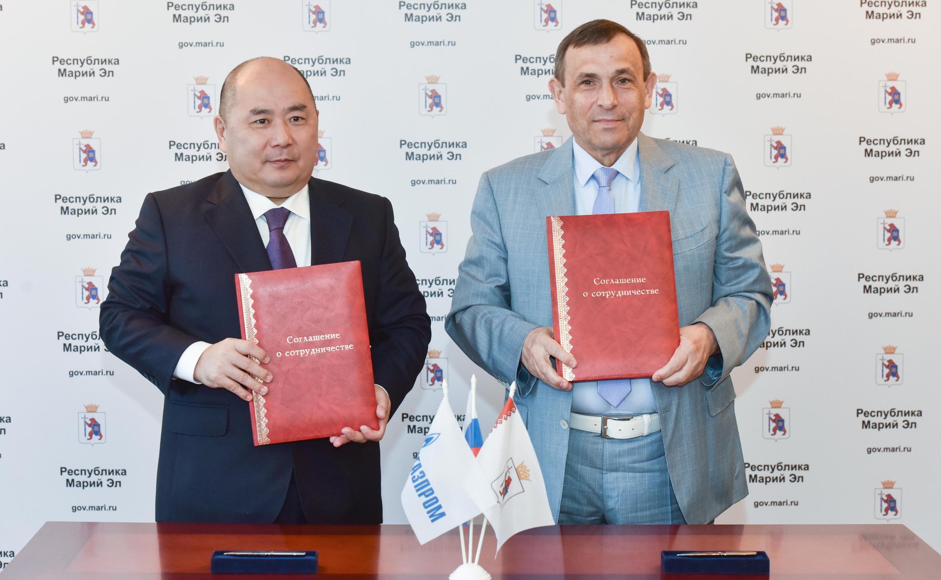 Подписание соглашения об оказании финансовой поддержки Республике компанией «Газпром» в регионе