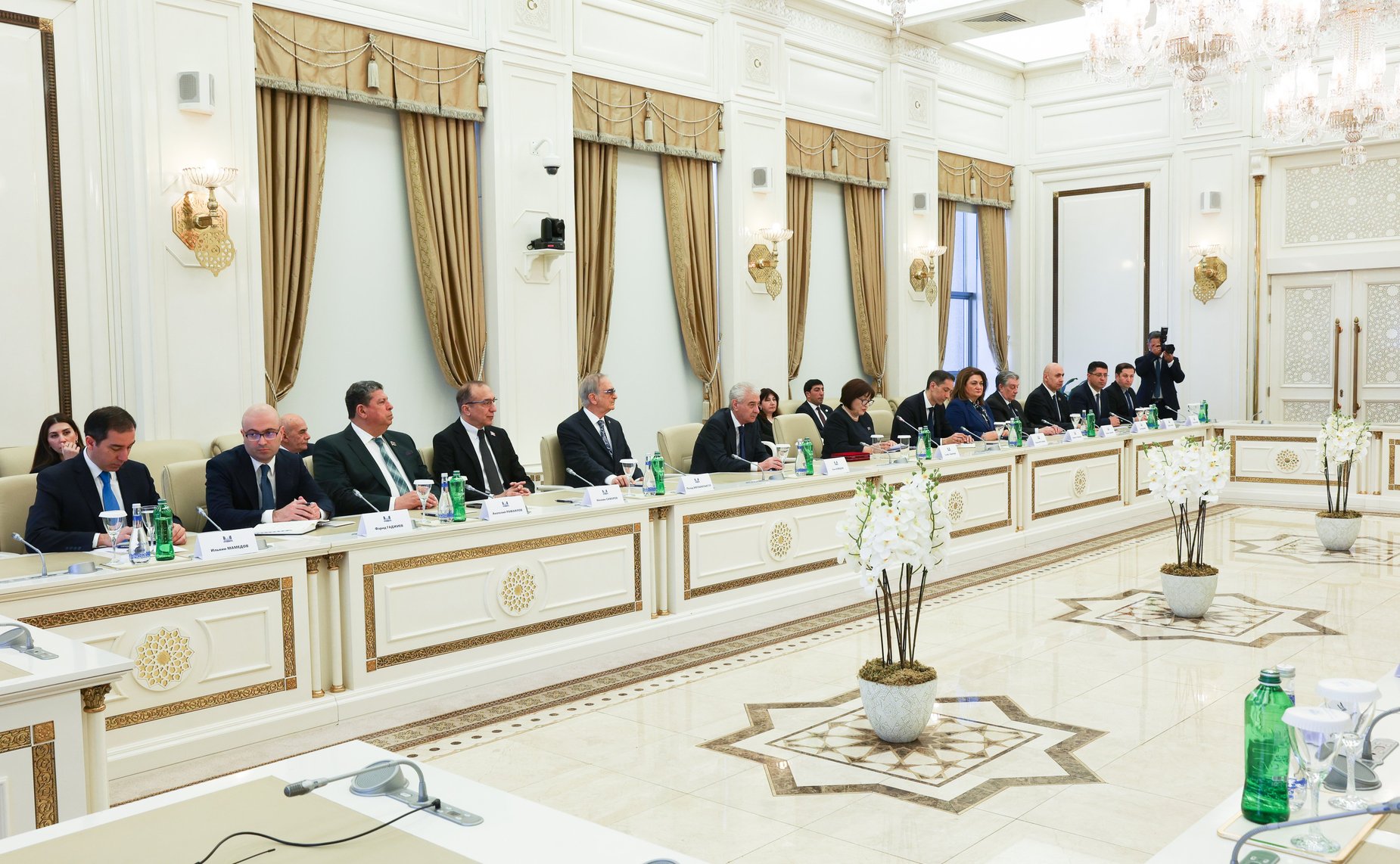 Председатель Совета Федерации Валентина Матвиенко провела встречу с Председателем Милли Меджлиса Азербайджанской Республики Сагибой Гафаровой