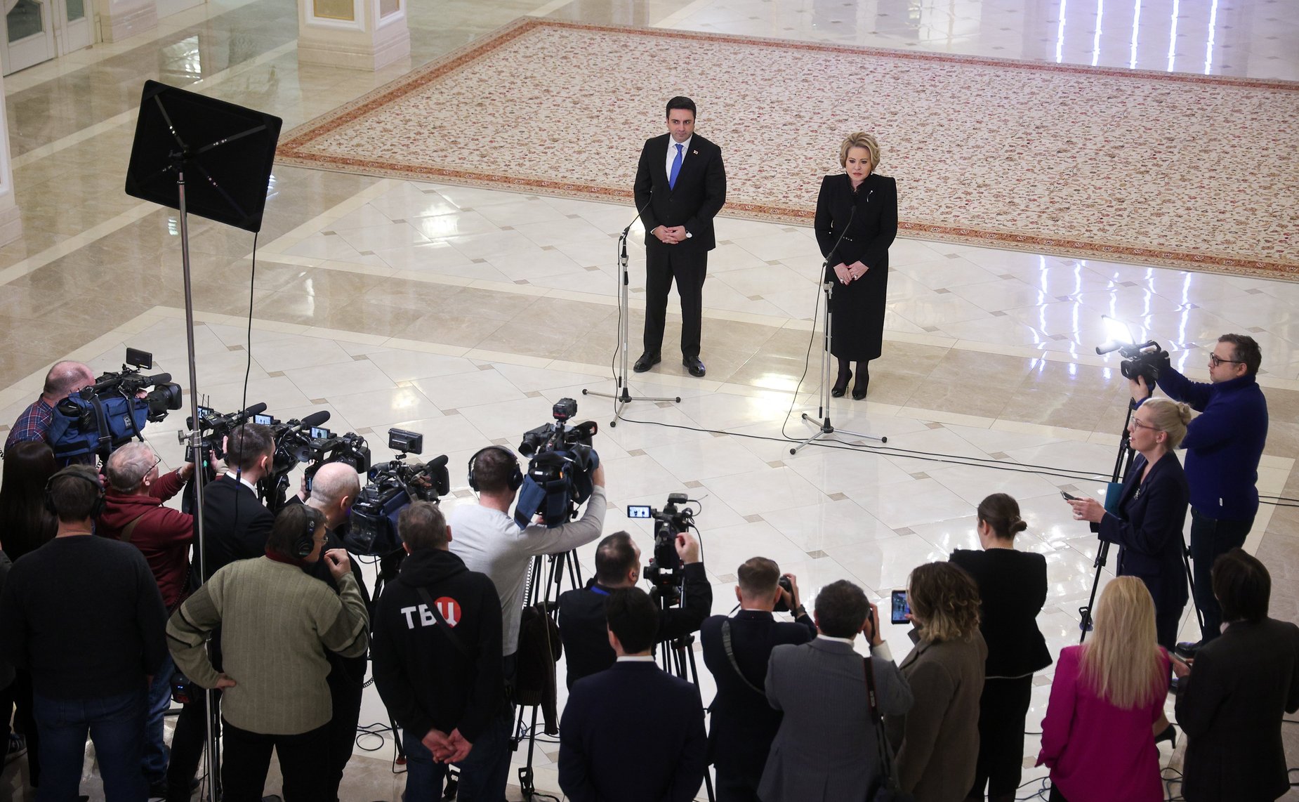 Встреча Председателя Совета Федерации Валентины Матвиенко с Председателем Национального Собрания Республики Армения Аленом Симоняном