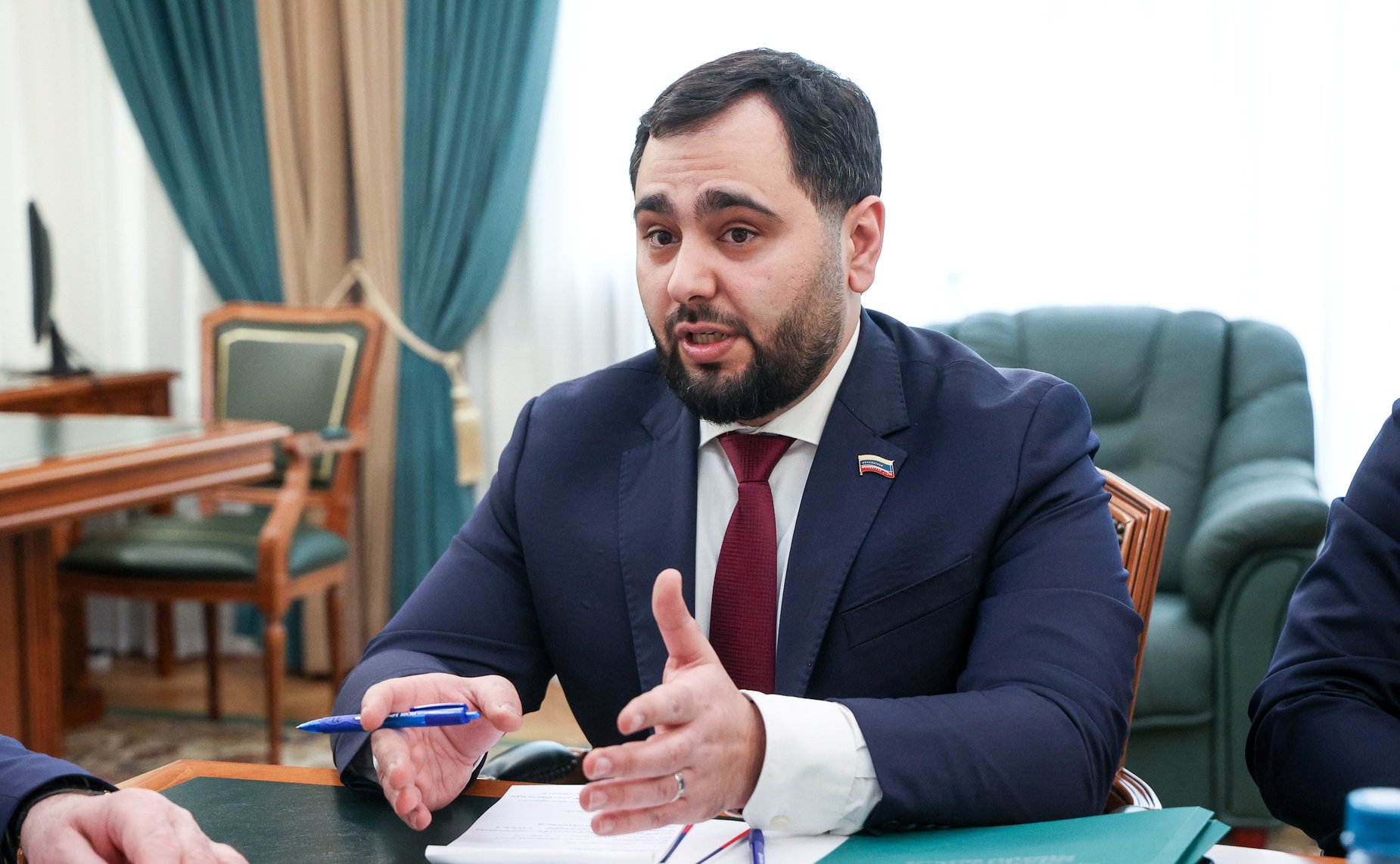 Совещание заместителя Председателя СФ Юрия Воробьева в рамках работы Межпарламентской комиссии по сотрудничеству между Федеральным Собранием РФ и Национальным Собранием Республики Армения