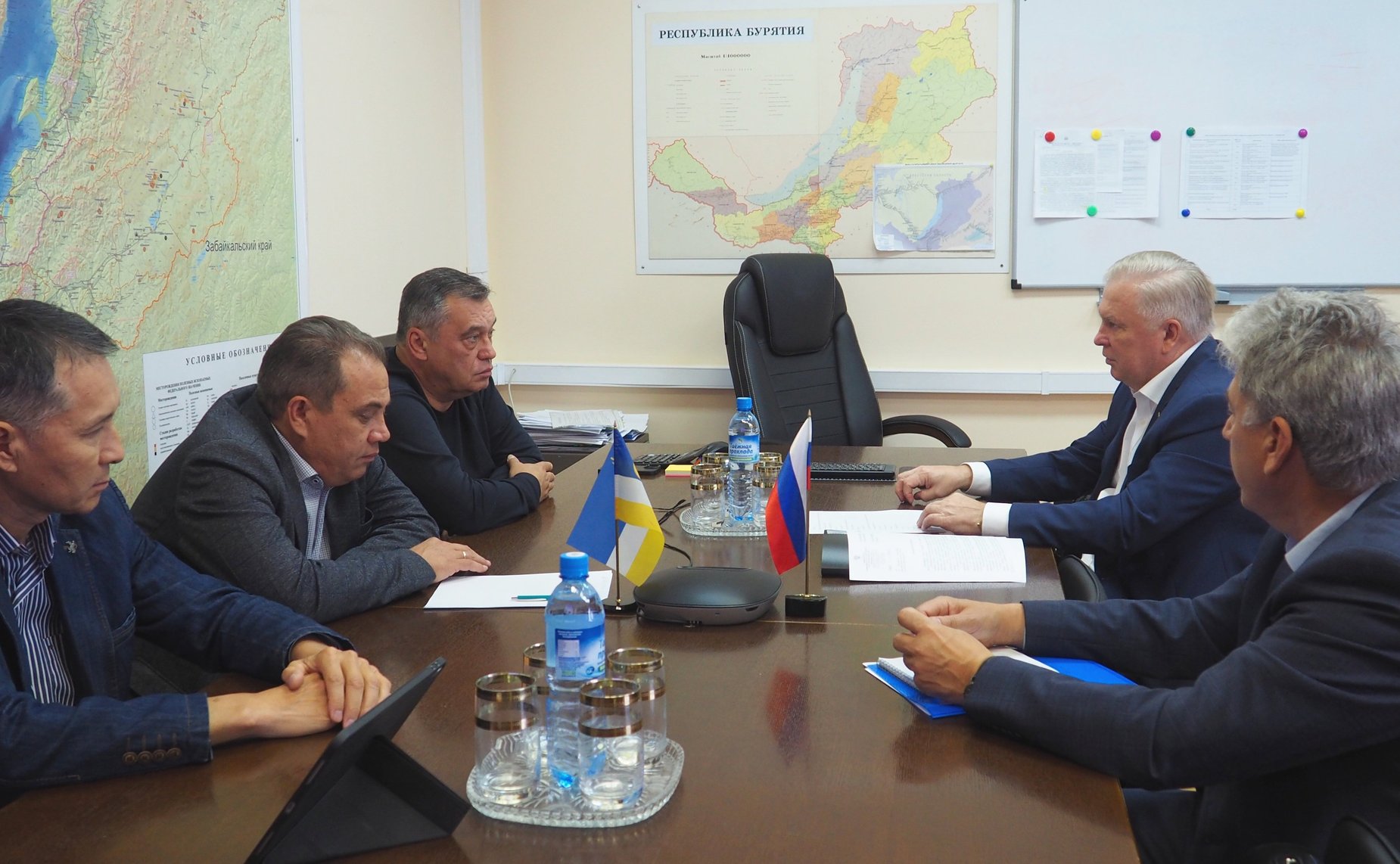 Вячеслав Наговицын в рамках поездки в регион проконтролировал ход строительства правобережных очистных сооружений в Улан-Удэ