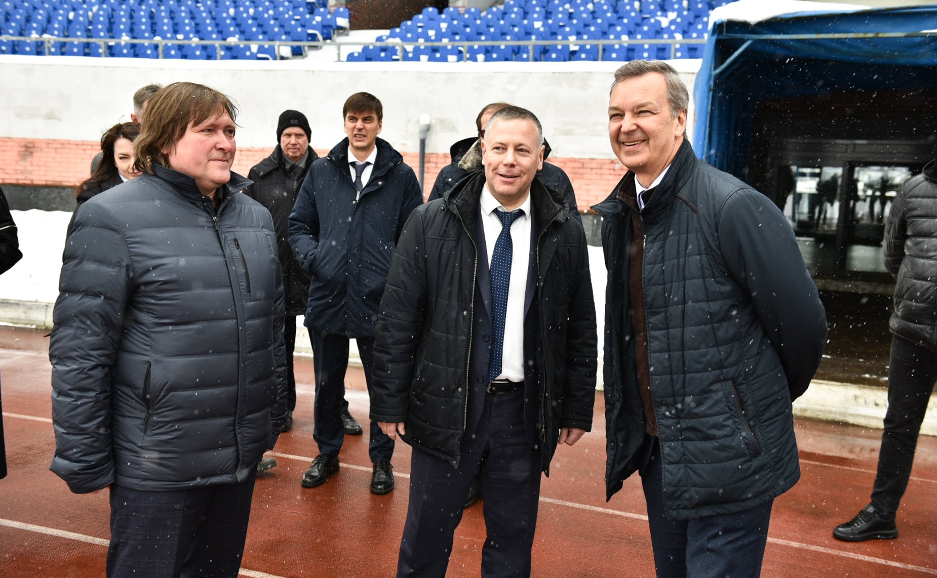 Андрей Яцкин посетил стадион «Шинник» и ознакомился с предложениями по его реконструкции