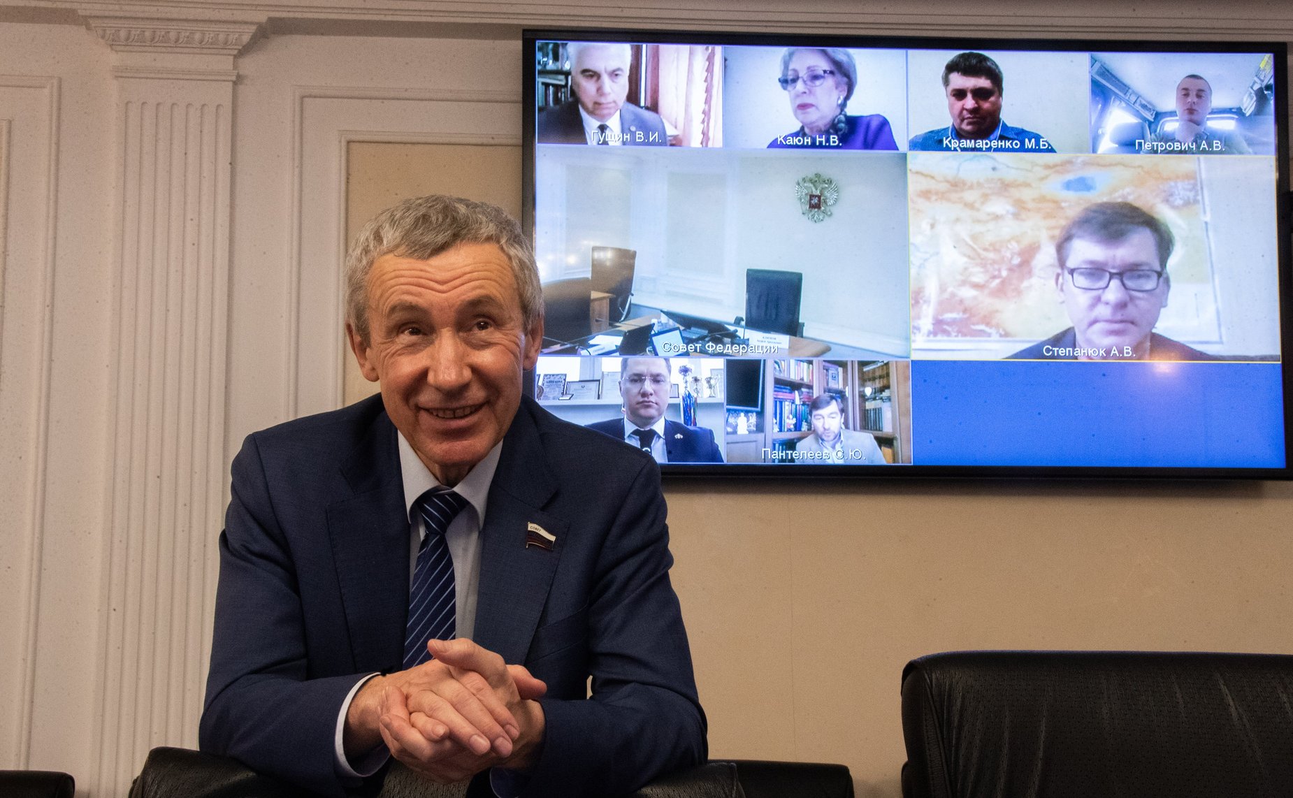 Видеоконференция с российскими соотечественниками, проживающими за рубежом