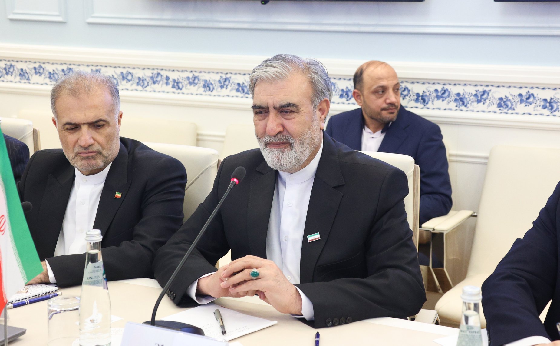 Встреча первого заместителя председателя Комитета СФ по науке, образованию и культуре Дмитрия Василенко с председателем Комиссии по национальной безопасности и внешней политике Собрания Исламского Совета Исламской Республики Иран Эбрахимом Азизи