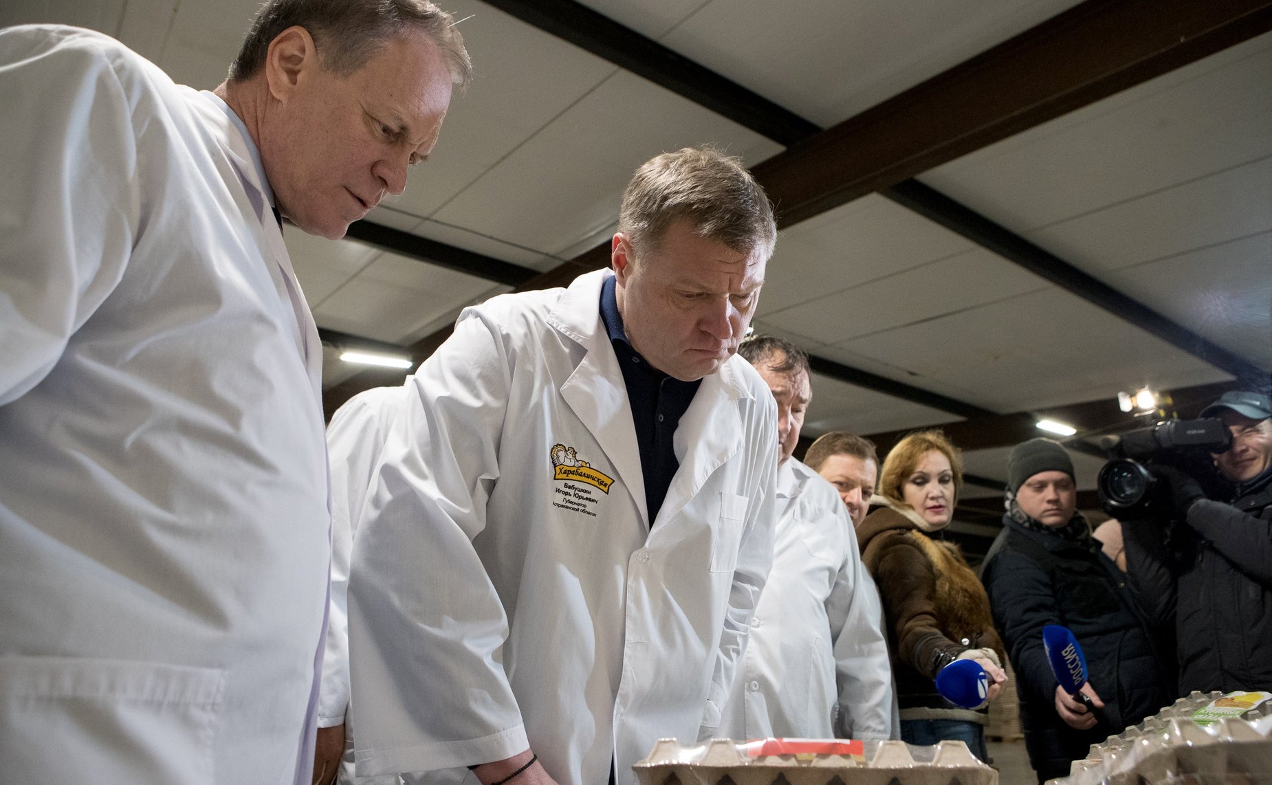 Александр Башкин принял участие в рабочей поездке губернатора Астраханской области Игоря Бабушкина в Харабалинский район