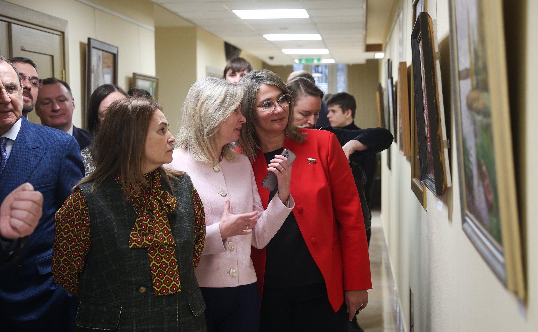 Открытие выставки члена-корреспондента Российской академии художеств Сергея Борисова «Край ты мой родной»