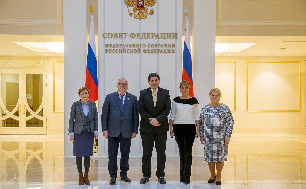 Встреча А. Клишаса с членом Президиума Законодательной ассамблеи Республики Коста-Рика Отто Р. Варгасом Викесой