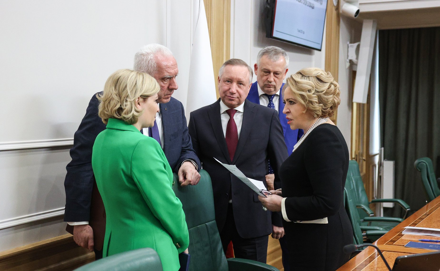 Заседание Организационного комитета по подготовке и проведению празднования 80-летия полного освобождения Ленинграда от фашистской блокады