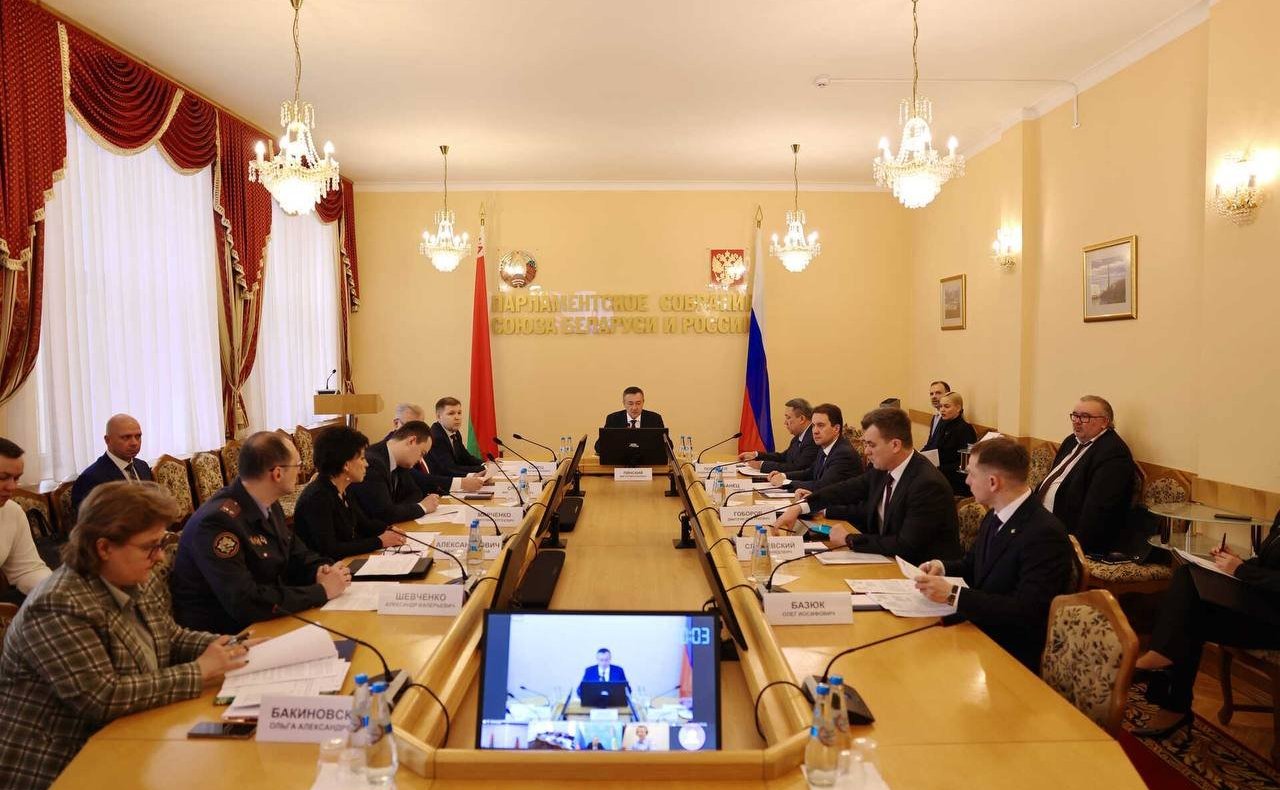 Владимир Полетаев принял участие в заседании Комиссии Парламентского Собрания Союза Беларуси и России по законодательству и Регламенту