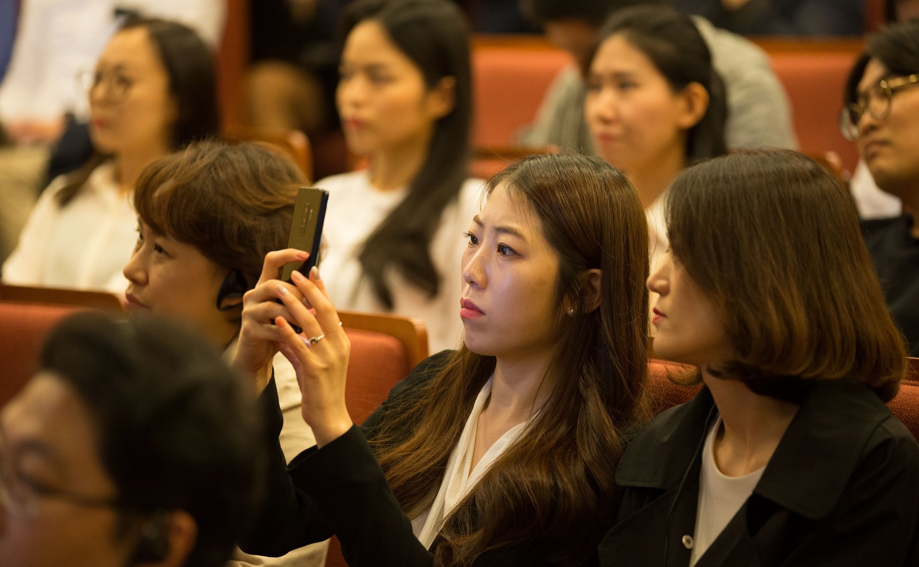 Валентина Матвиенко выступила с лекцией перед студентами и преподавателями Университета иностранных языков «Хангук» в Сеуле