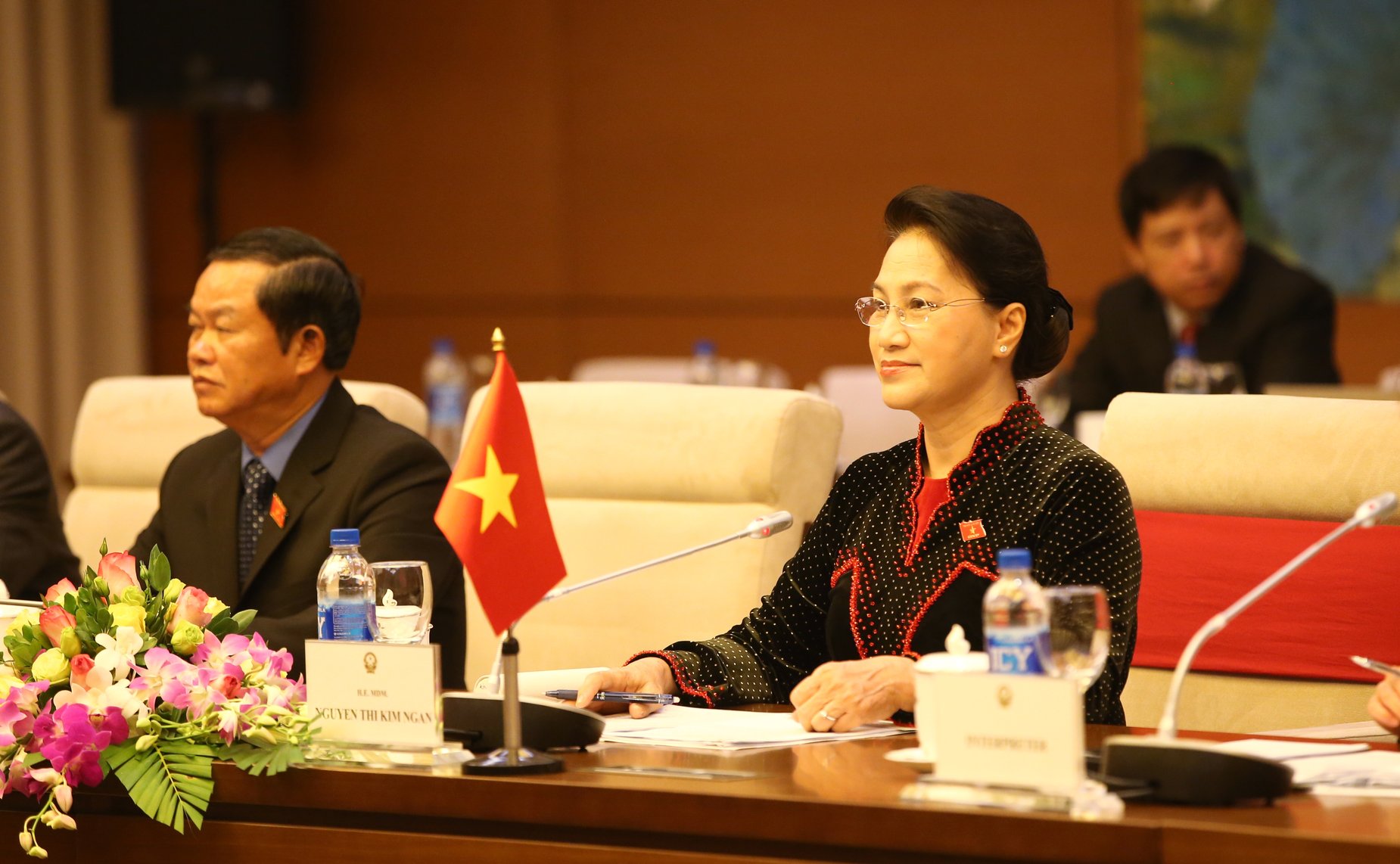 Председатель Национального собрания СРВ Нгуен Тхи Ким Нган