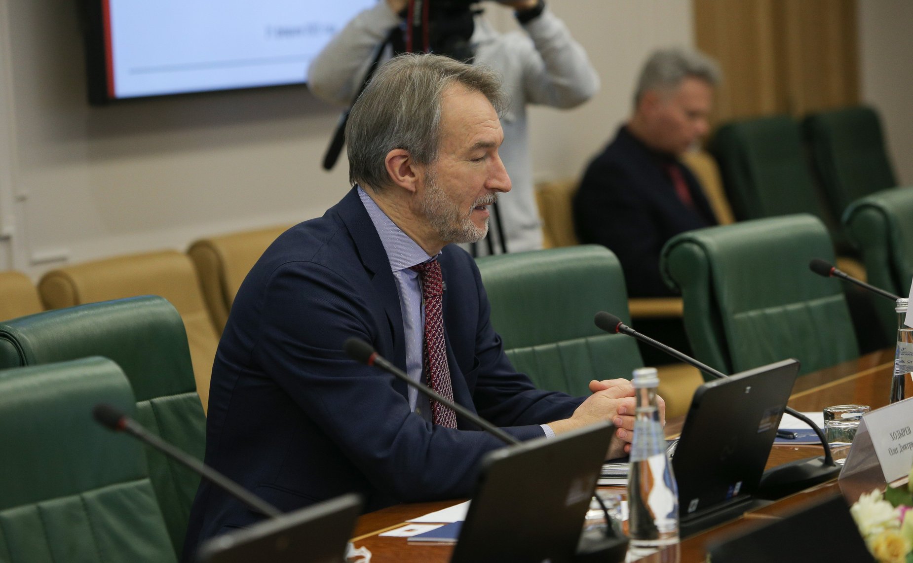 Встреча заместителя Председателя СФ Константина Косачева с членом Великого Государственного Хурала Монголии, руководителем делегации Великого Государственного Хурала Монголии на сессиях ПА ОБСЕ