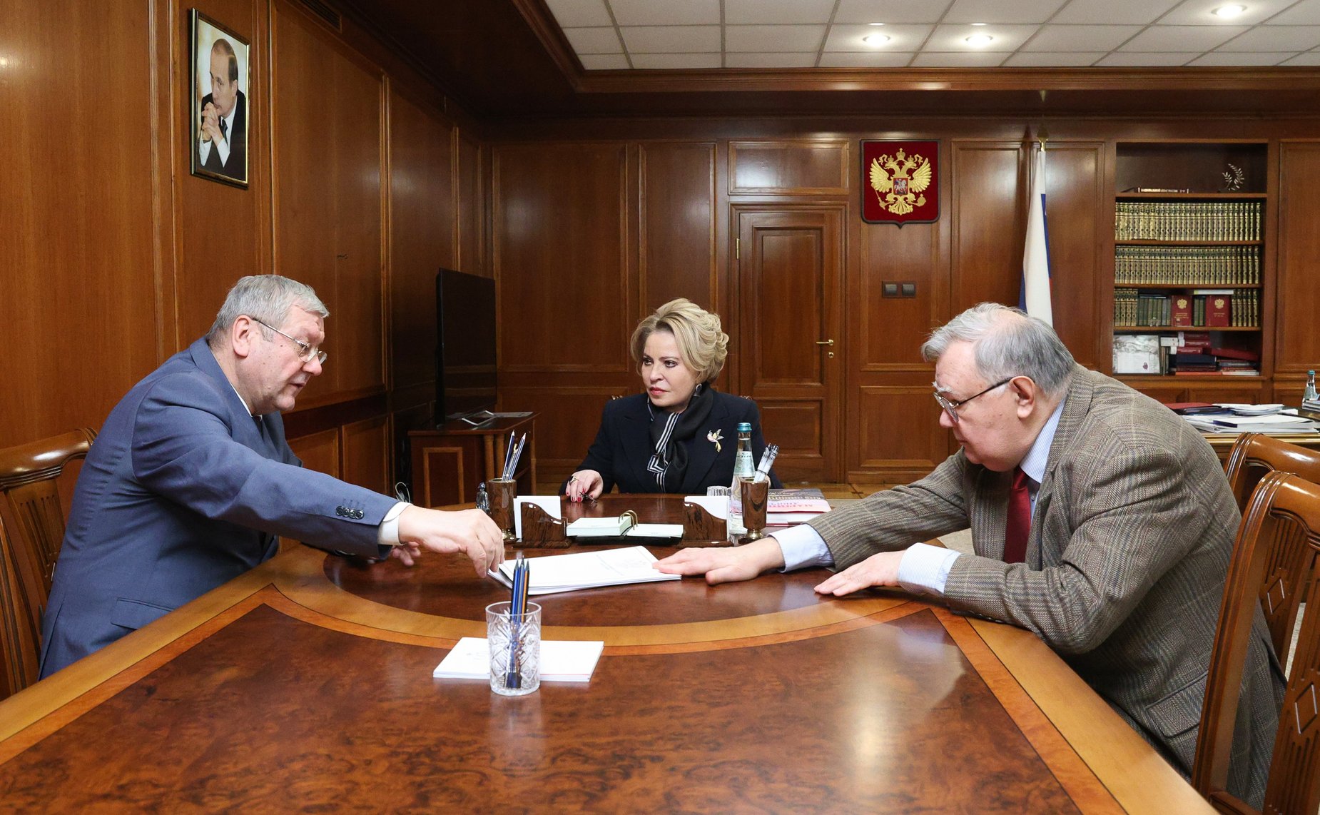 Встреча Председателя Совета Федерации с руководством Федерального архивного агентства Российской Федерации (Росархив)