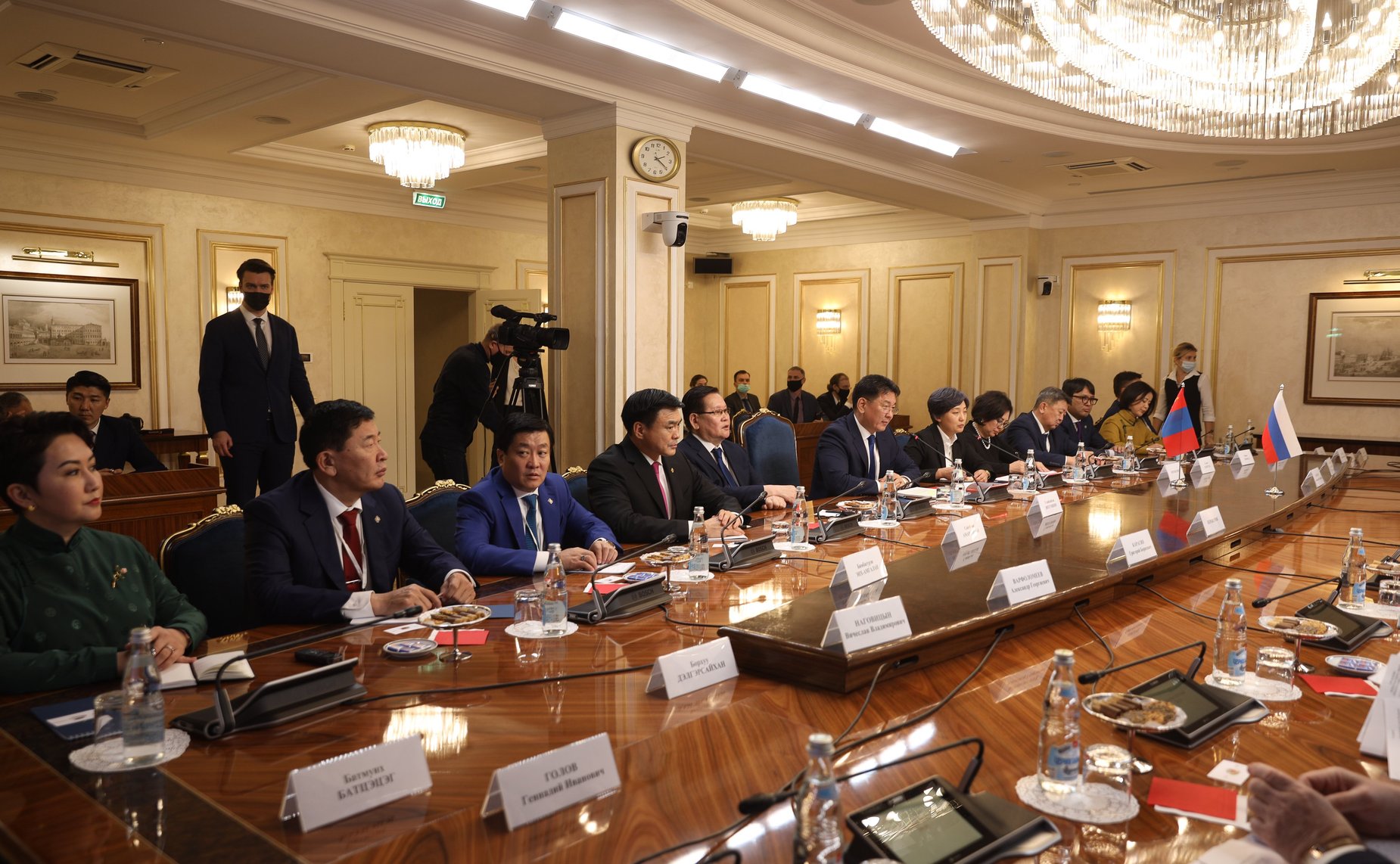 Встреча Председателя Совета Федерации Валентины Матвиенко с Президентом Монголии Ухнагийн Хурэлсухом