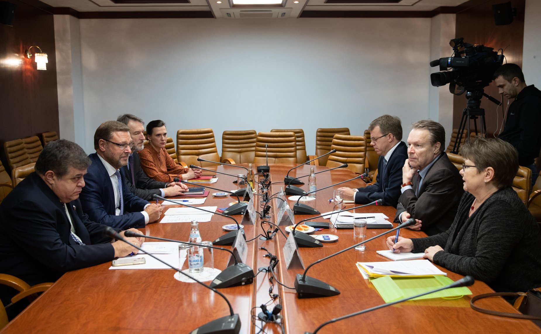 Встреча Константина Косачева со специальным представителем Парламентской ассамблеи ОБСЕ Илккой Канервой