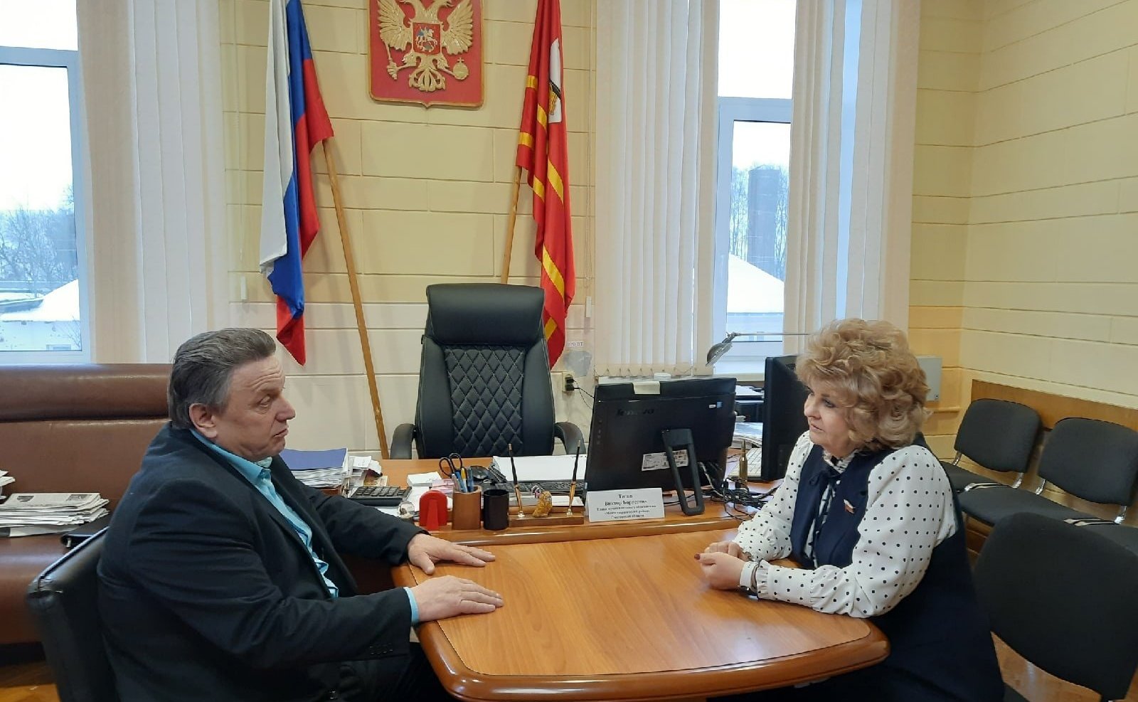 Нина Куликовских в рамках работы в регионе посетила муниципальное образование «Монастырщинский район»