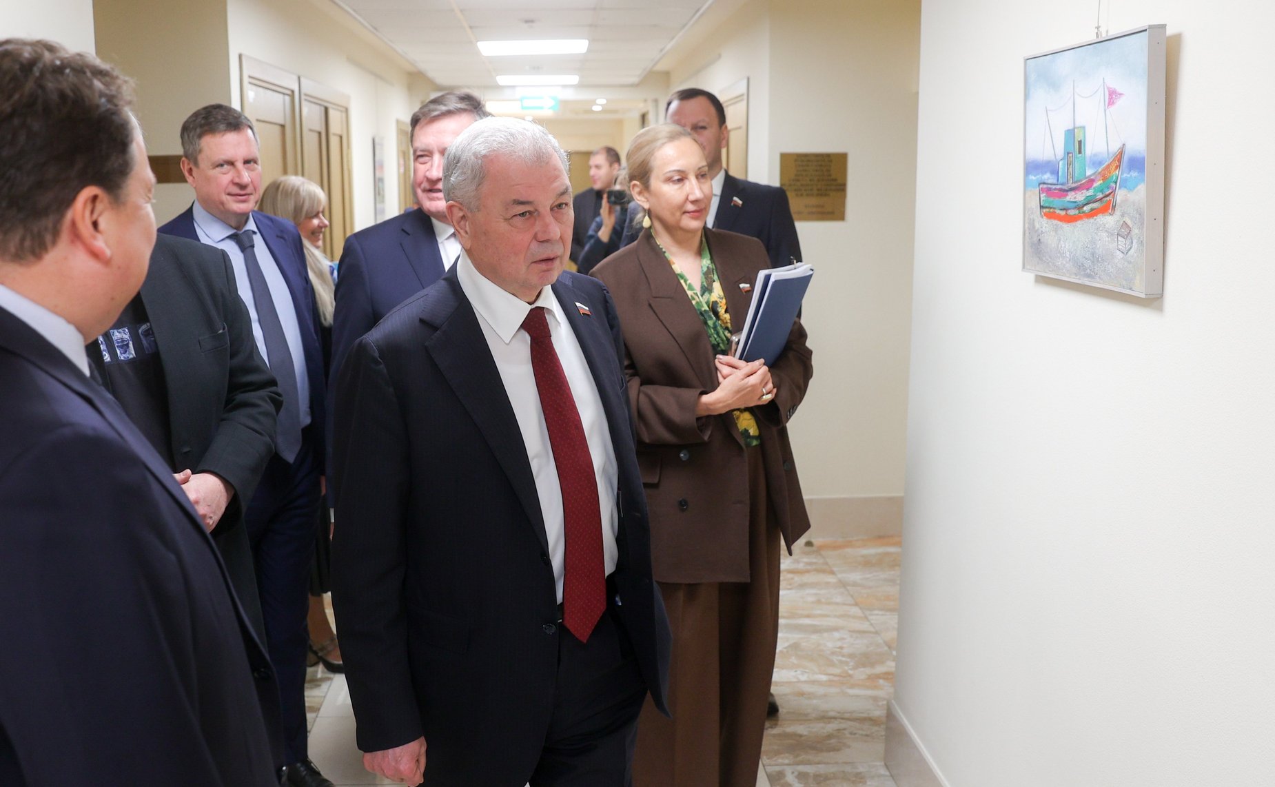 Открытие выставки работ члена Творческого союза художников России И. Авраменко