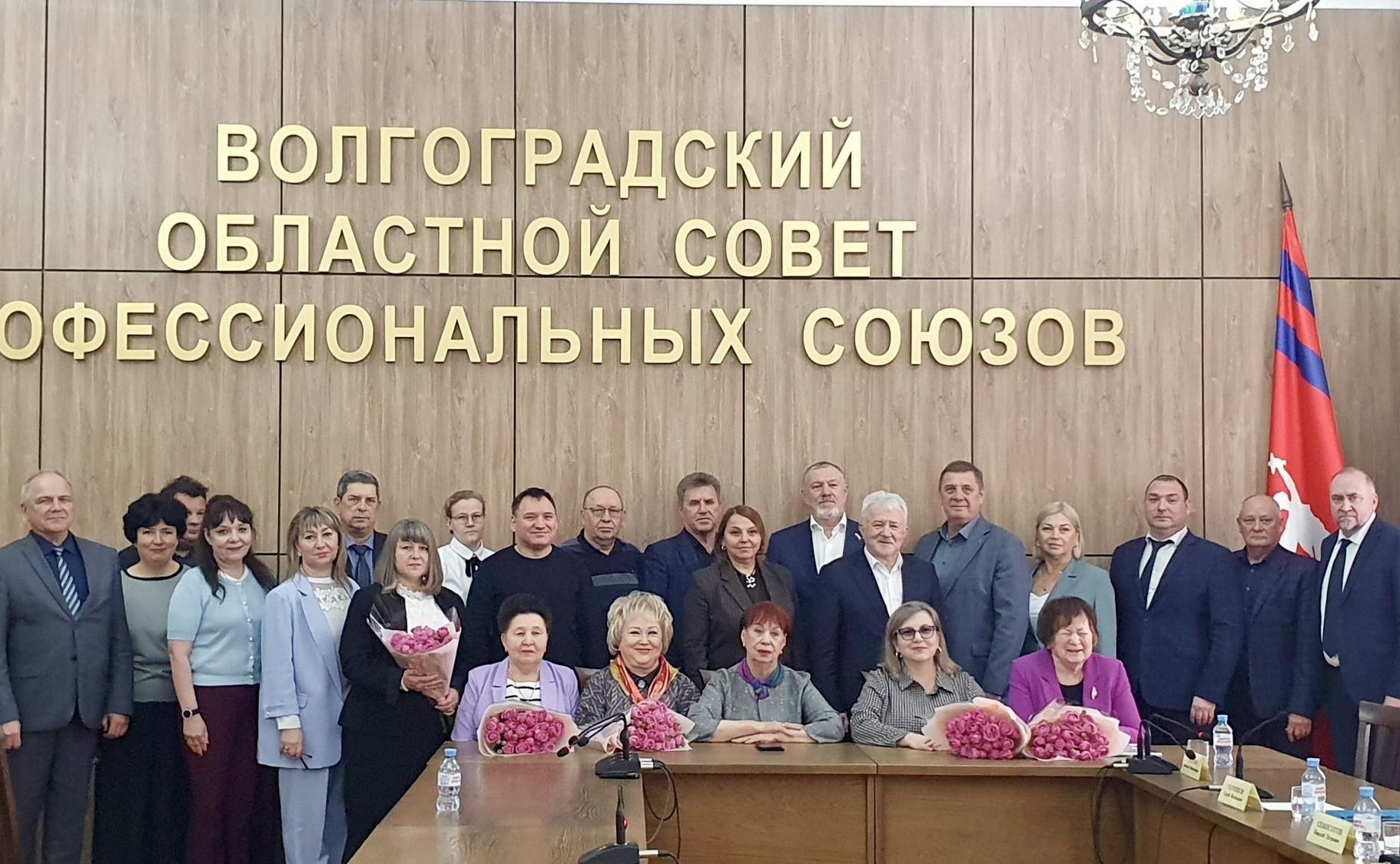 Николай Семисотов и Сергей Горняков приняли участие во встрече с представителями профсоюзных организаций в городе-герое Волгограде